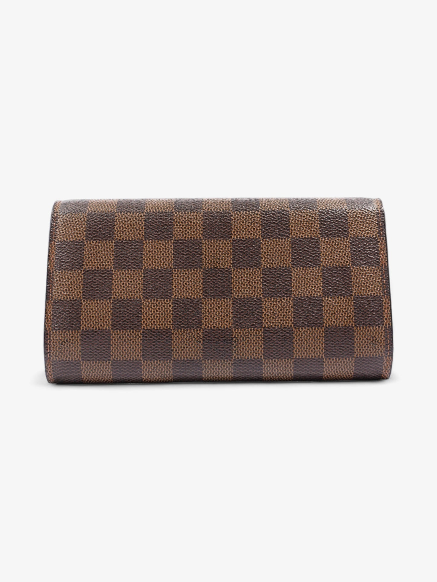 Louis Vuitton Sarah Ebene Coated Canvas Damier Wallet Case Canvas 2