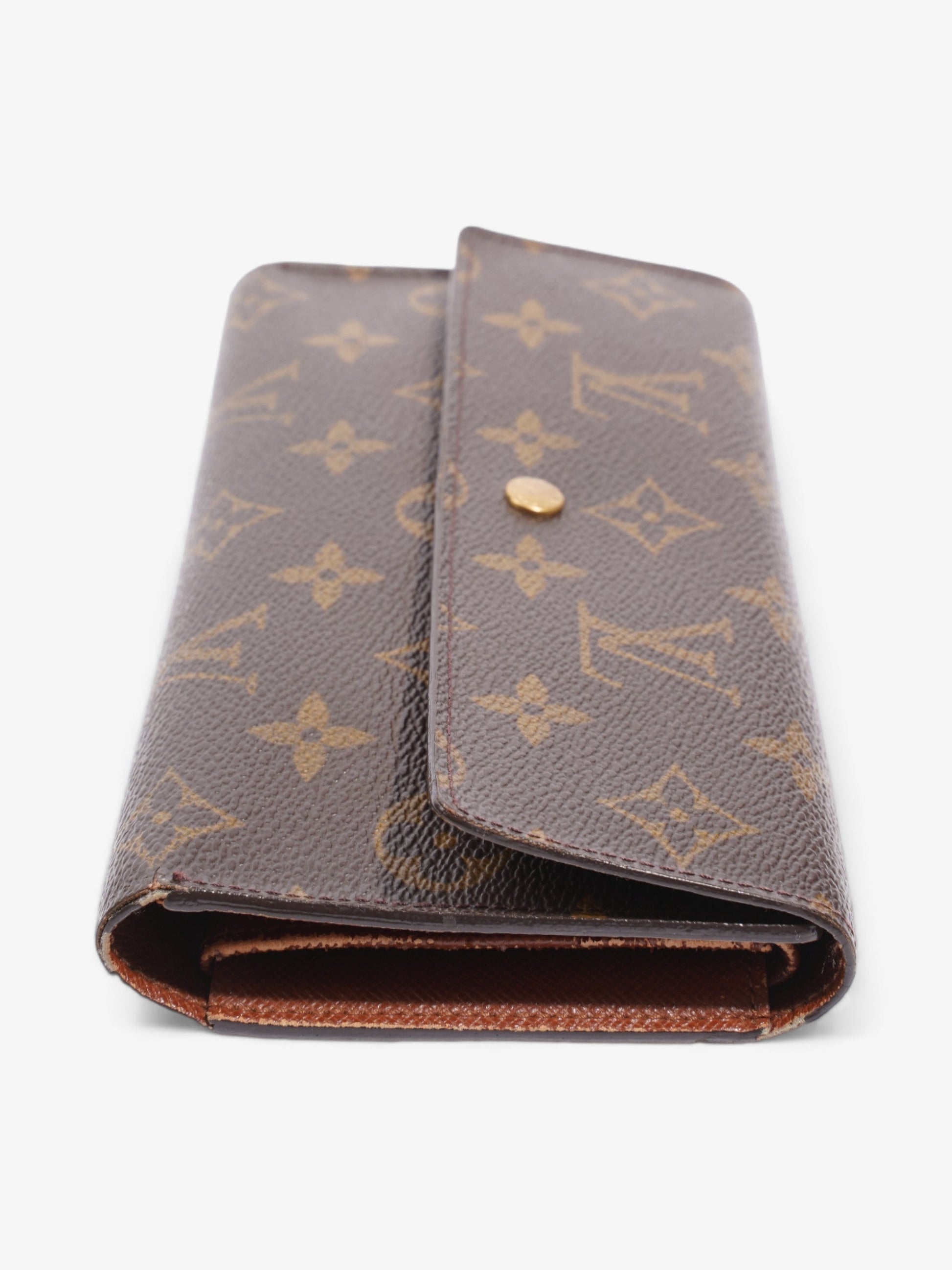 Louis Vuitton Porte Tresor International Coated Monogram Canvas Coated Canvas Wallet Case