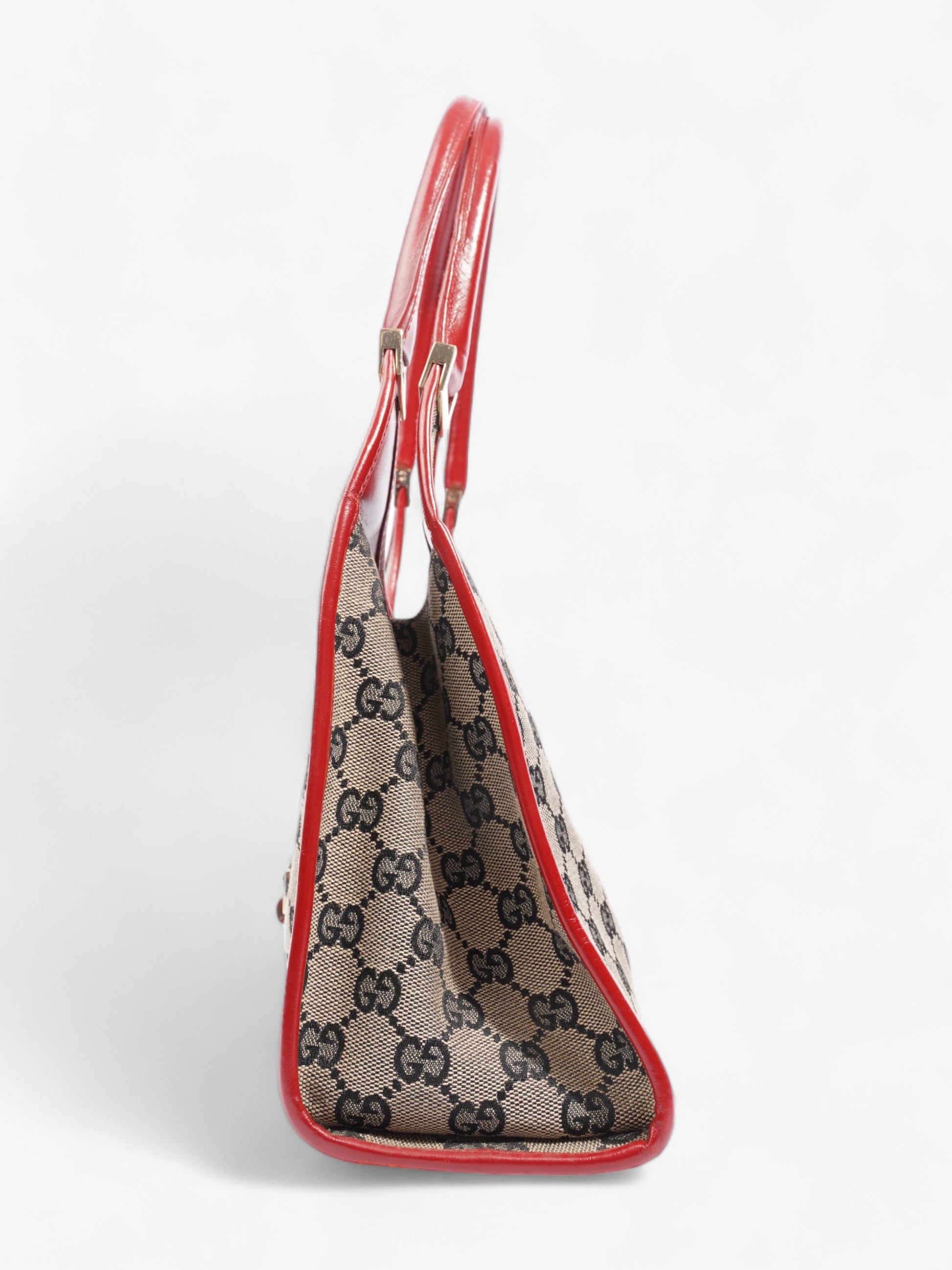 Gucci Jackie Supreme Shoulder Bag Canvas Red