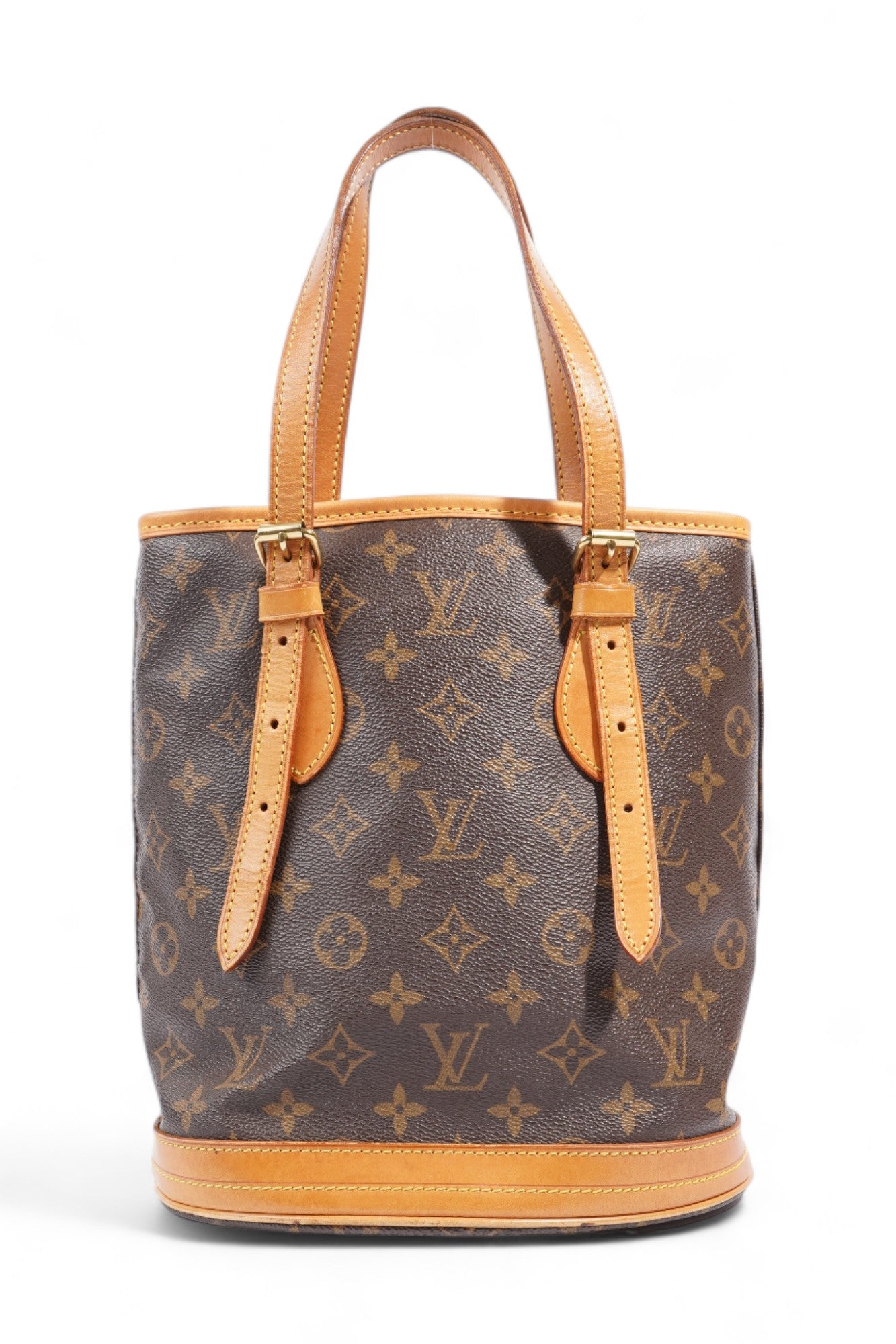 Louis Vuitton Bucket Coated PM Monogram Canvas Coated Canvas Apparel Canvas Pm