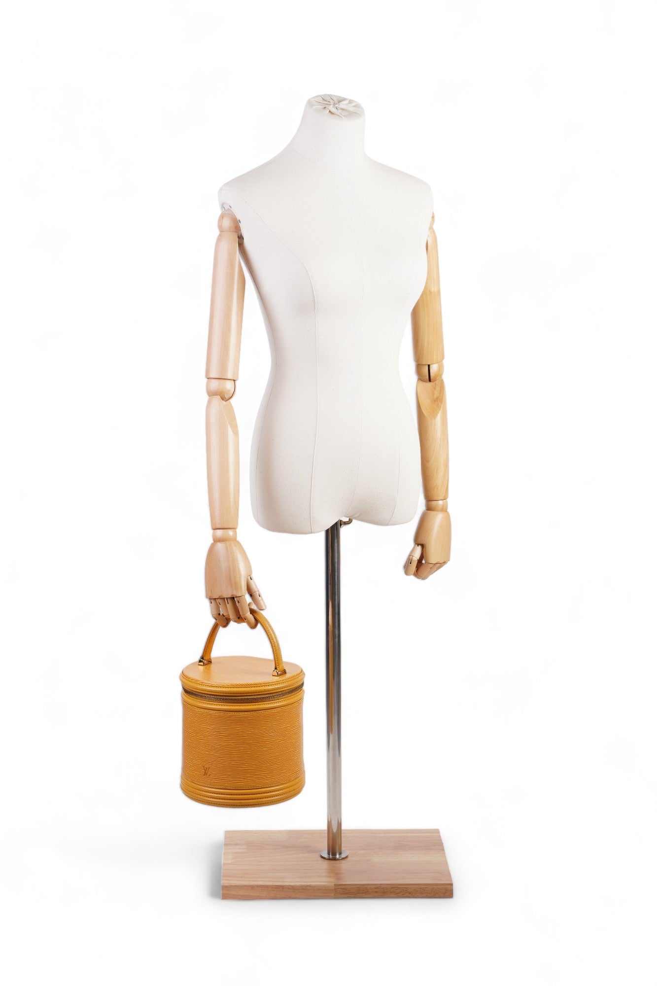 Louis Vuitton Cannes Mustard Epi Leather Handbag