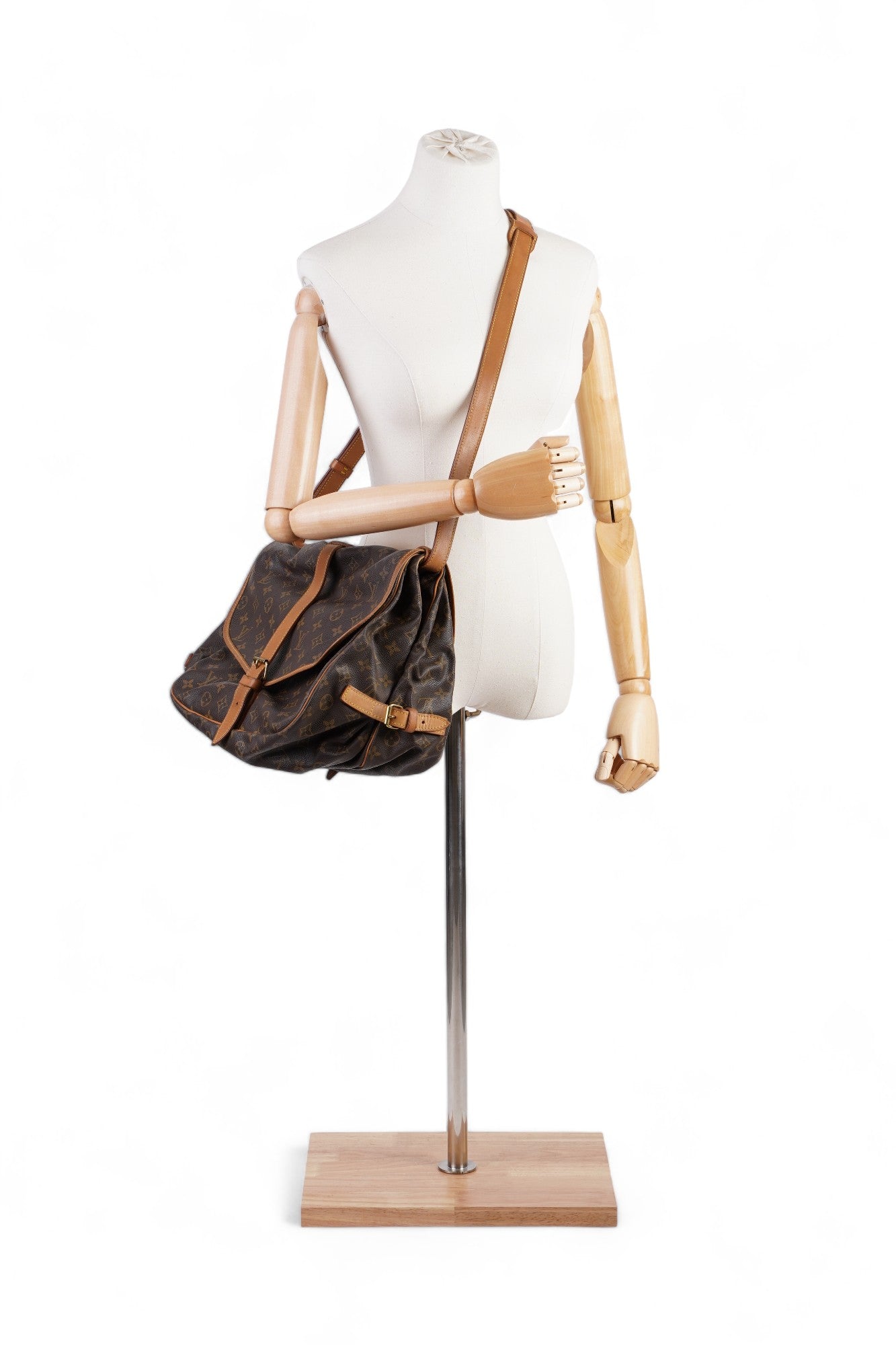 Louis Vuitton Saumur Coated Monogram Canvas Coated Canvas Apparel