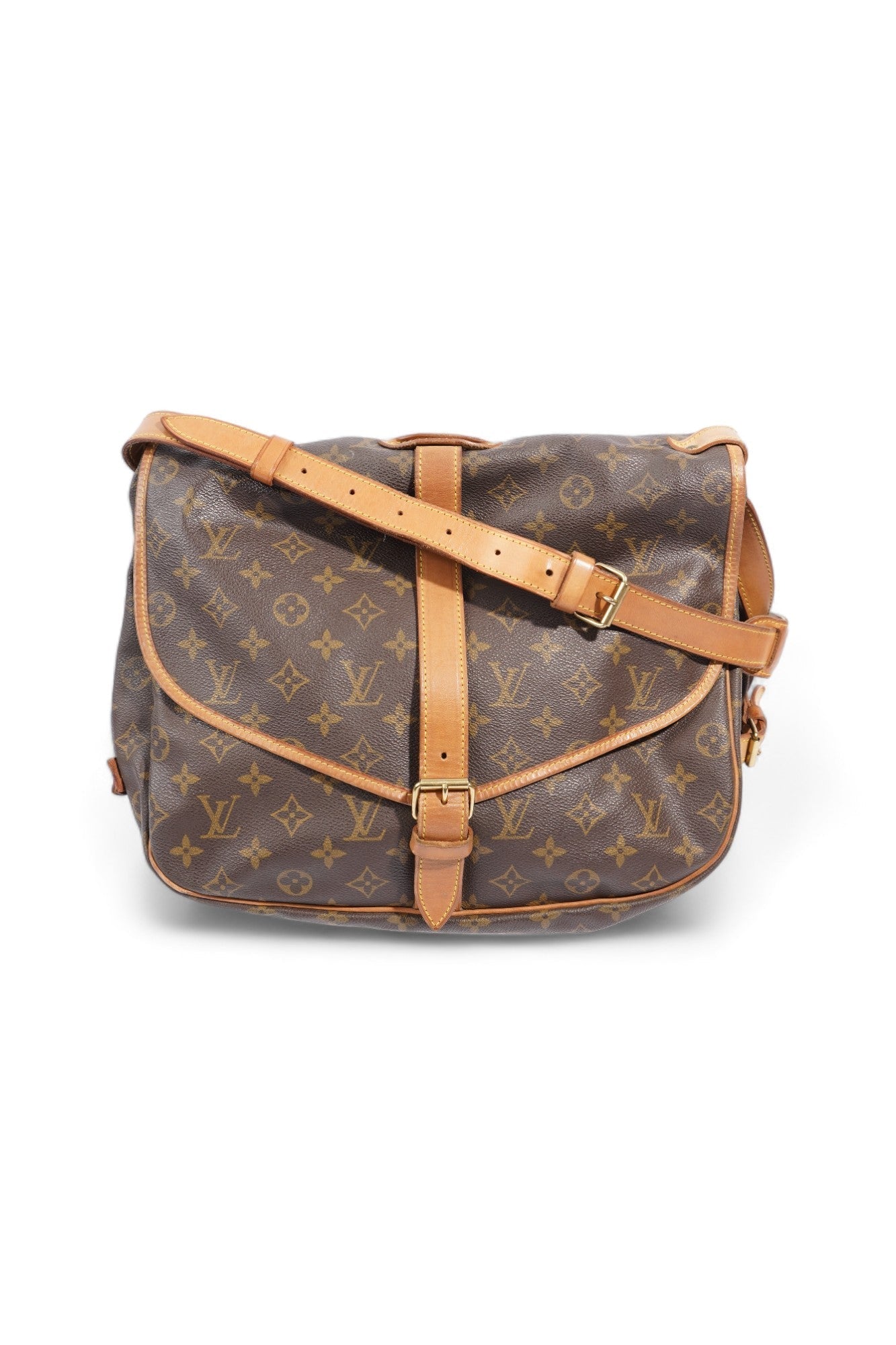 Louis Vuitton Saumur Coated Monogram Canvas Coated Canvas Apparel