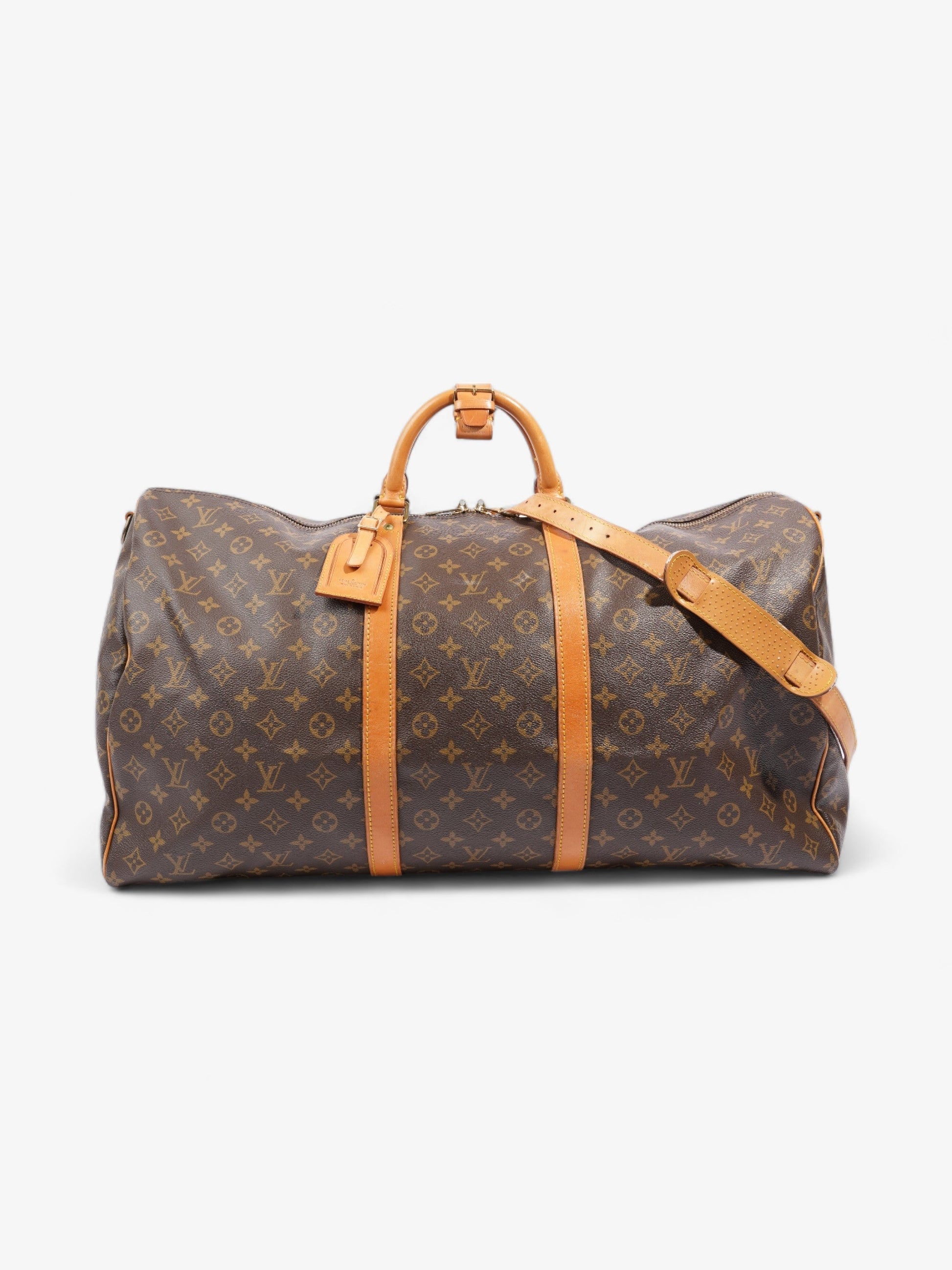 Louis Vuitton Keepall Bandouliere Coated 60 Monogram Canvas Coated Canvas Apparel Canvas 61