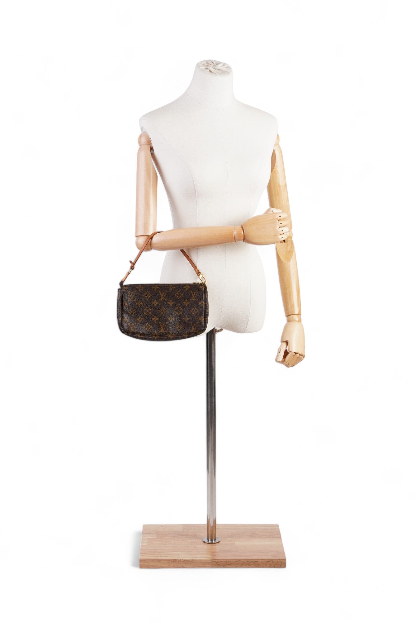 Louis Vuitton Pochette Accessoires Coated Monogram Canvas Coated Canvas Apparel 68