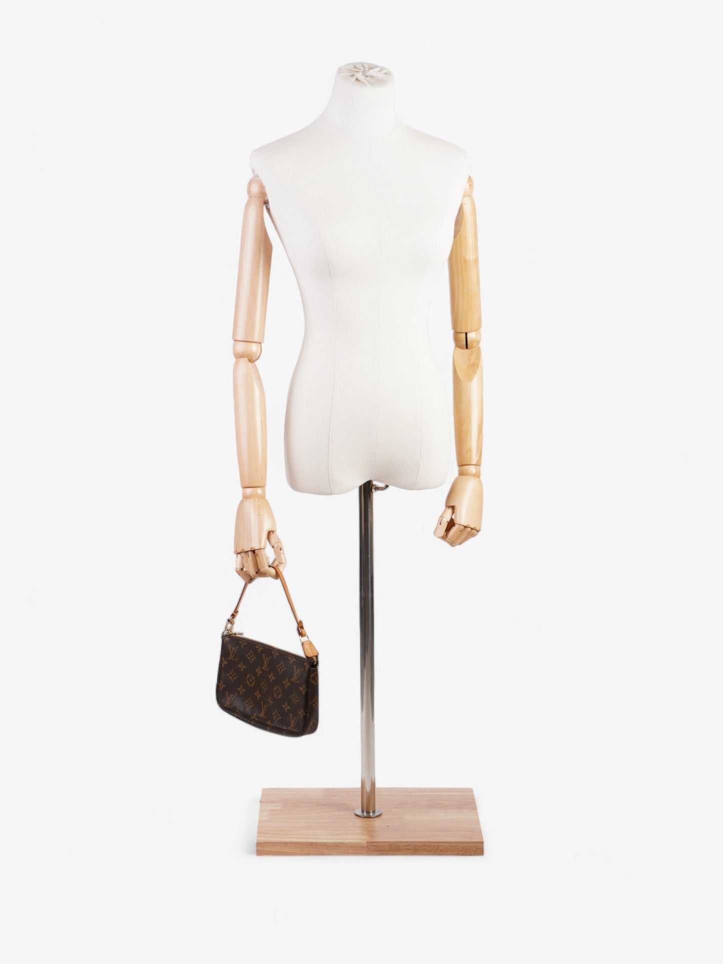 Louis Vuitton Pochette Accessoires Coated Monogram Canvas Coated Canvas Apparel Canvas 20