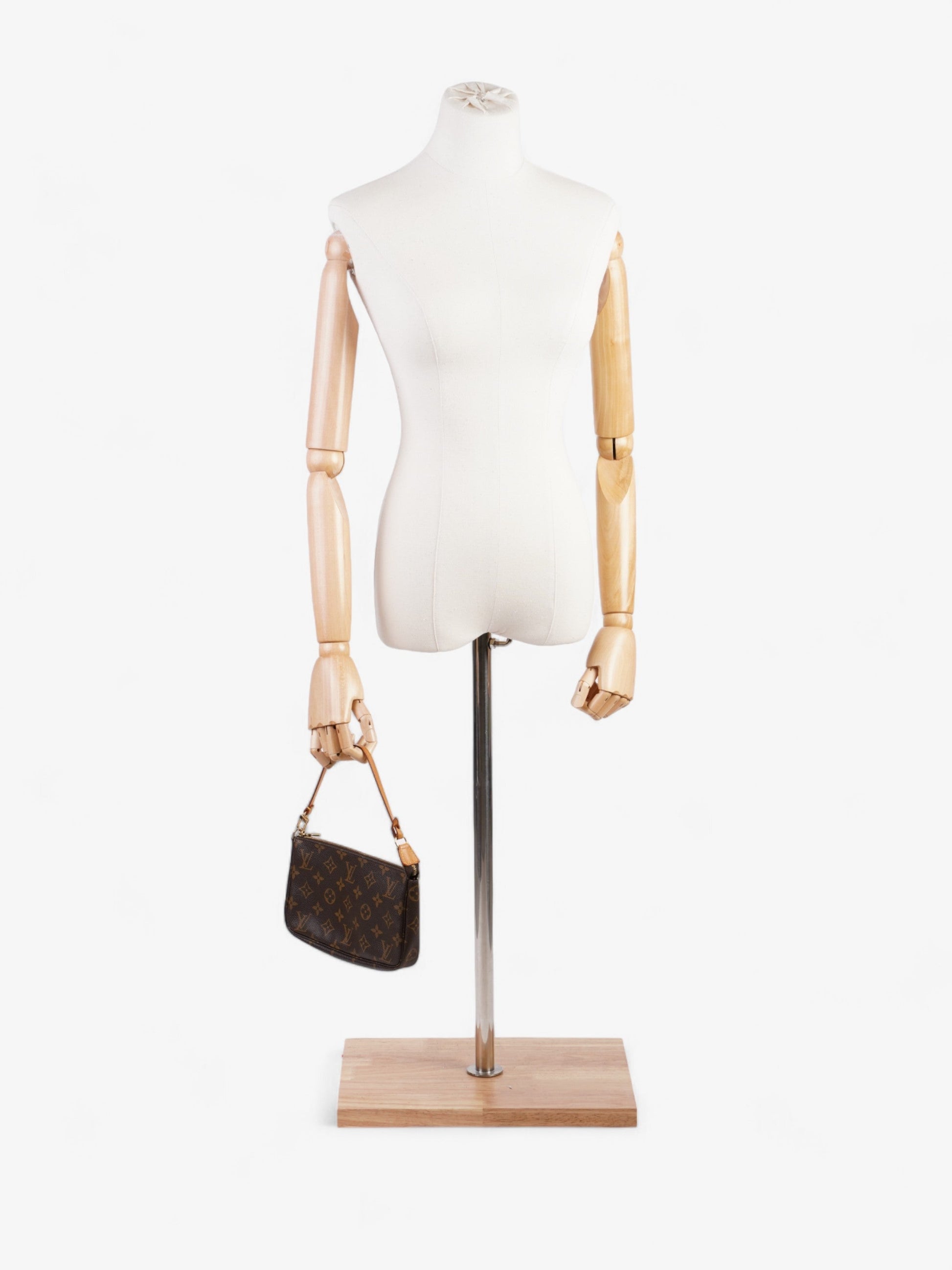 Louis Vuitton Pochette Accessoires Coated Monogram Canvas Coated Canvas Apparel Canvas 20