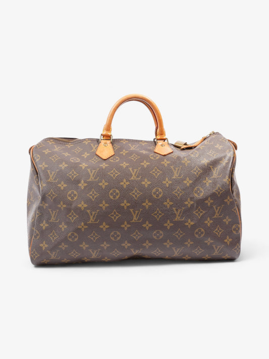 Louis Vuitton Speedy Coated 40 Monogram Canvas Coated Canvas Apparel Canvas 110