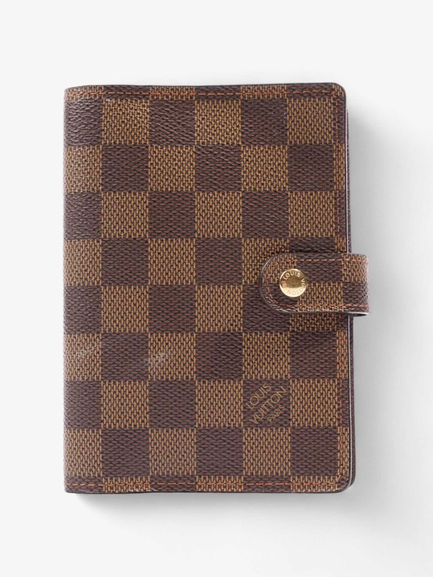 Louis Vuitton Agenda Cover Ebene Coated Damier Canvas Coated Canvas Apparel