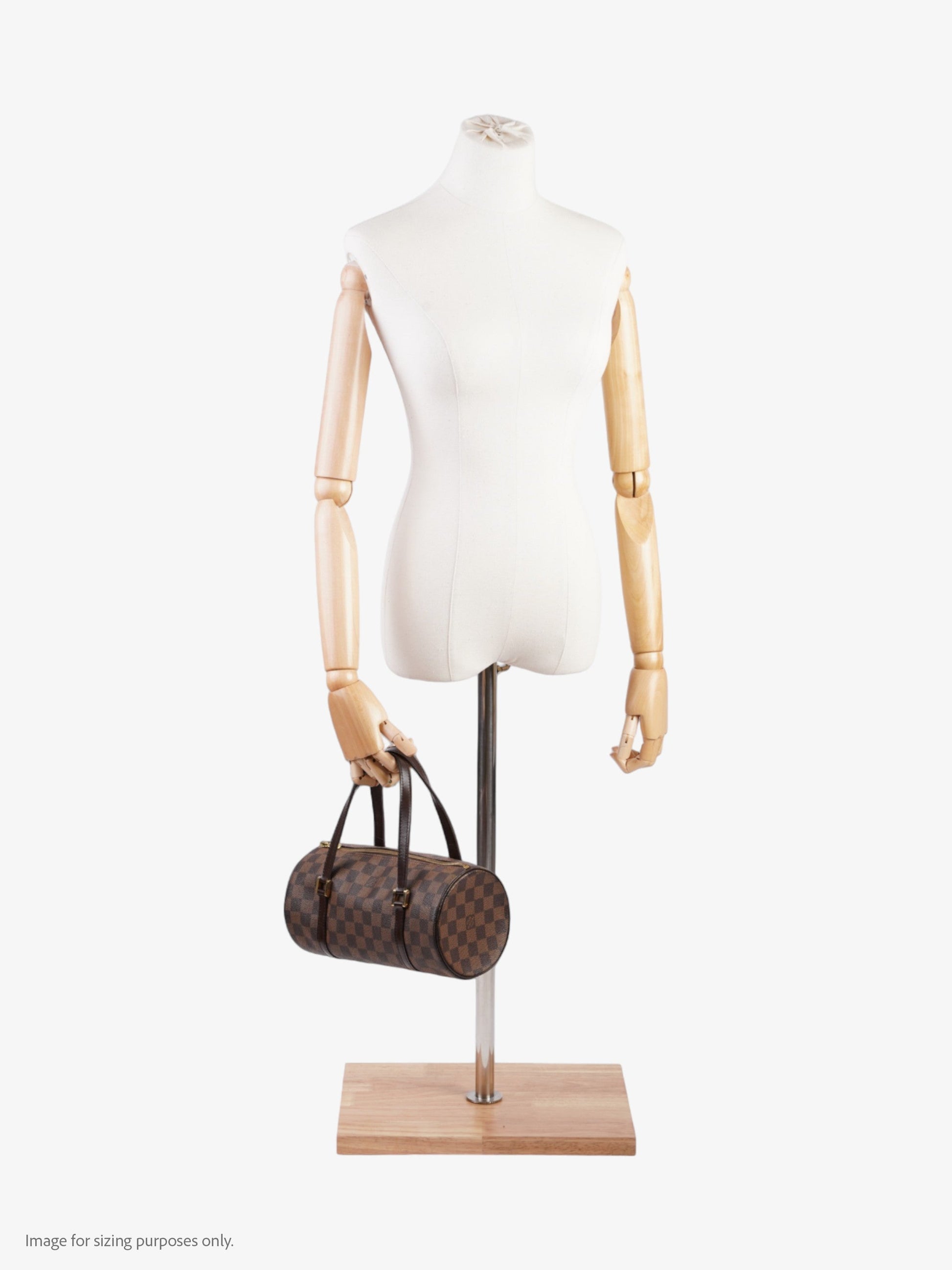 Louis Vuitton Papillon Ebene Coated 26 Damier Canvas Coated Canvas Apparel Canvas 27