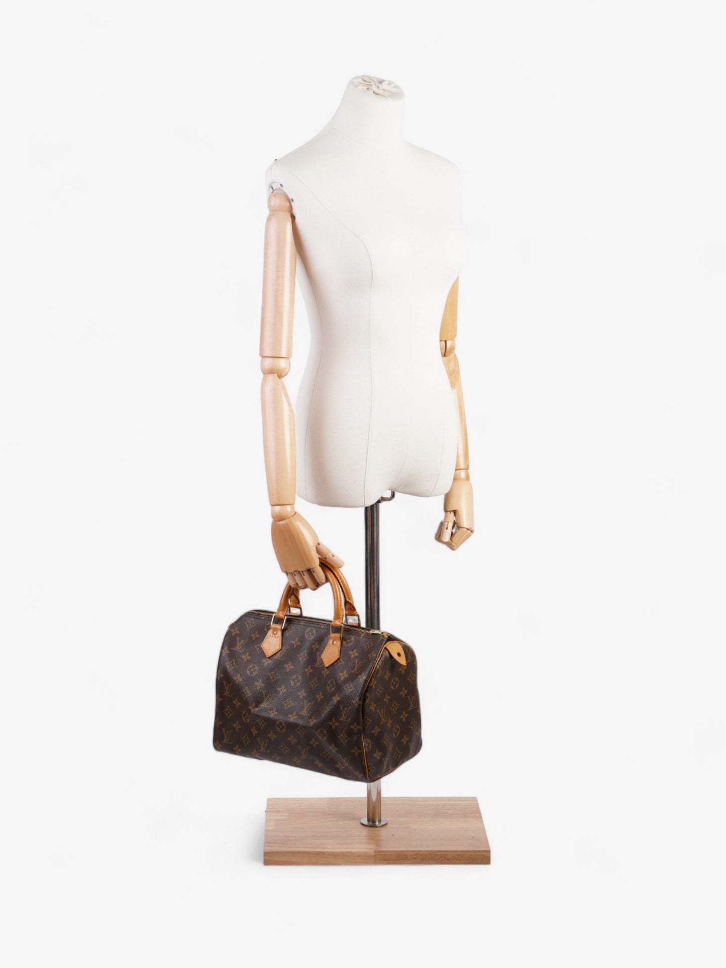Louis Vuitton Speedy Coated 30 Monogram Canvas Coated Canvas Apparel Canvas 100