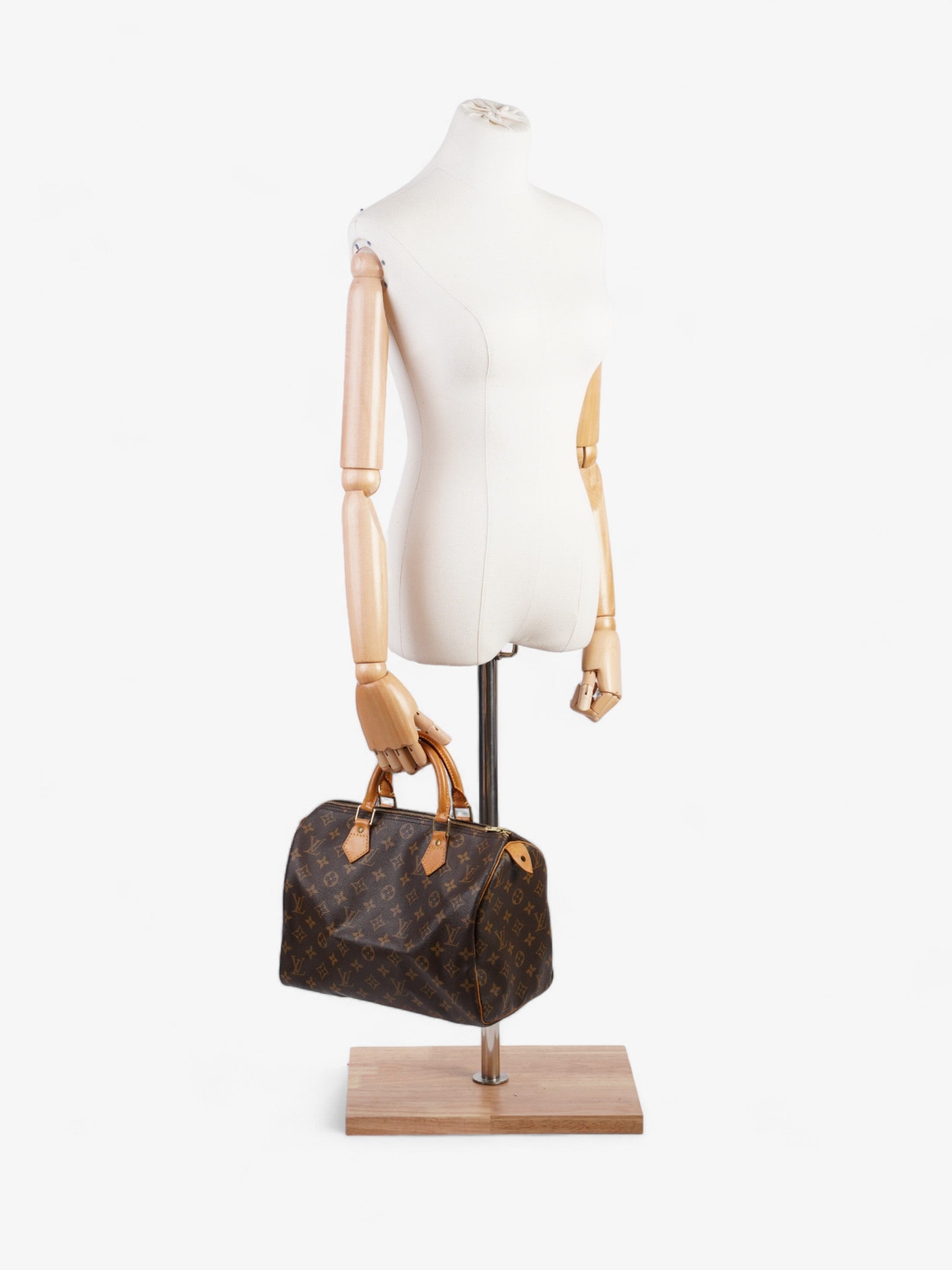 Louis Vuitton Speedy Coated 30 Monogram Canvas Coated Canvas Apparel Canvas 100