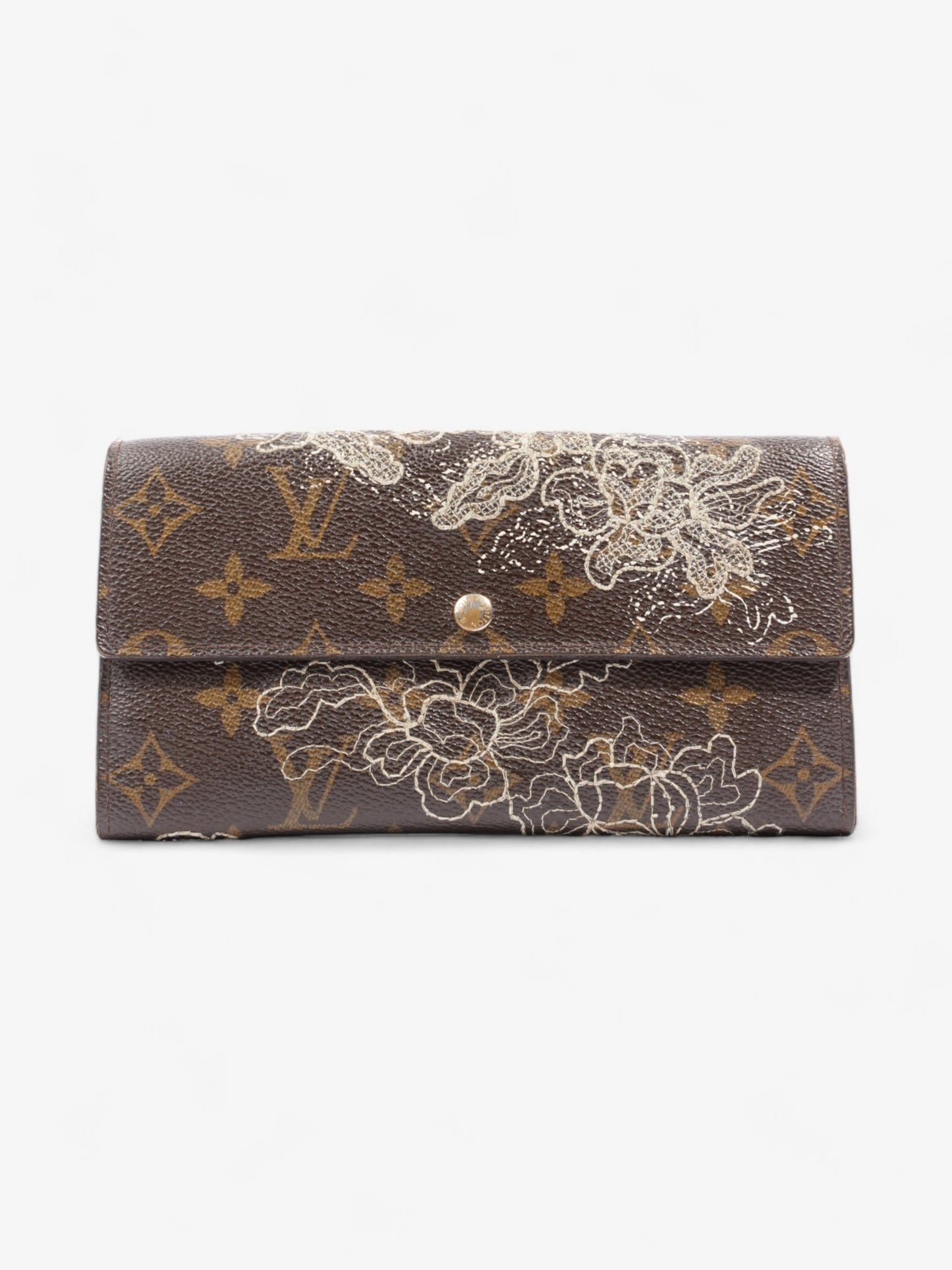 Louis Vuitton Dentelle Sarah Coated Monogram Canvas Coated Canvas Wallet Case