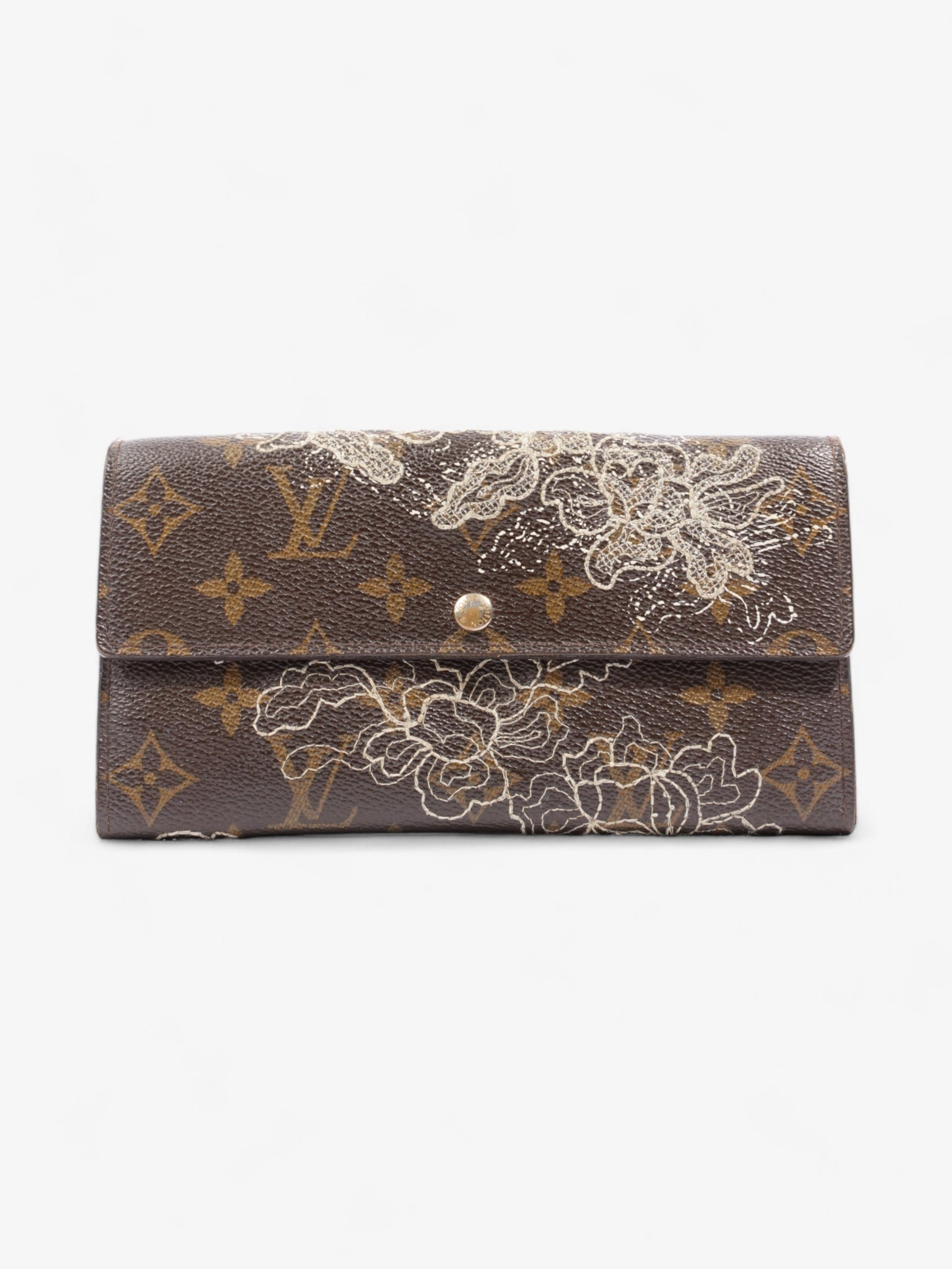 Louis Vuitton Dentelle Sarah Coated Monogram Canvas Coated Canvas Wallet Case
