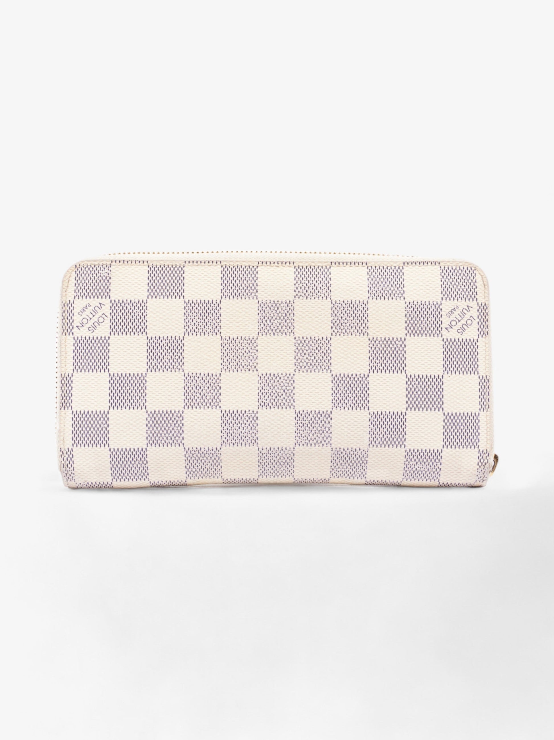 Louis Vuitton Zippy Azur Coated Damier Canvas Coated Canvas Wallet Case