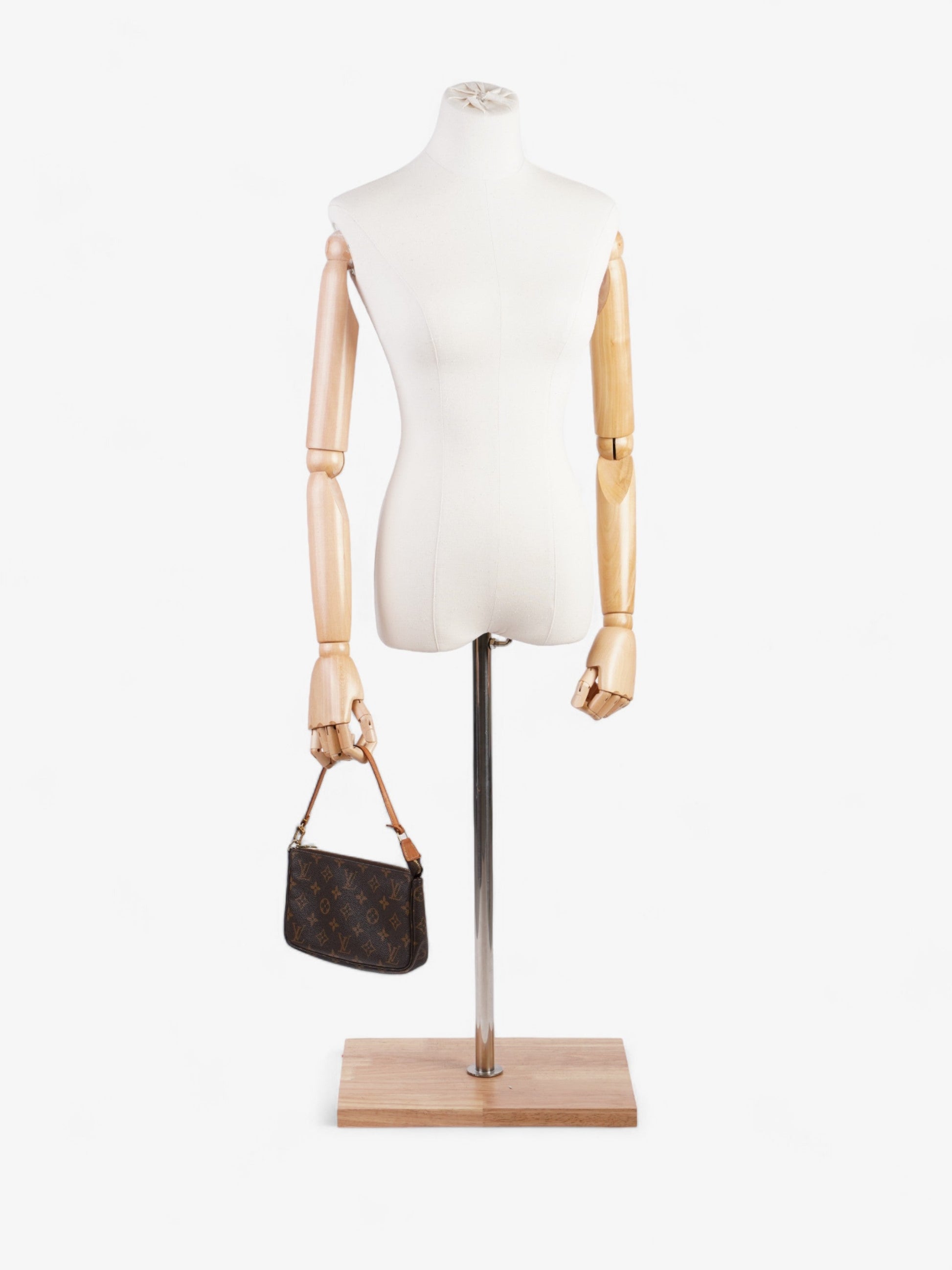 Louis Vuitton Pochette Accessoires Coated Monogram Canvas Coated Canvas Apparel Canvas 21