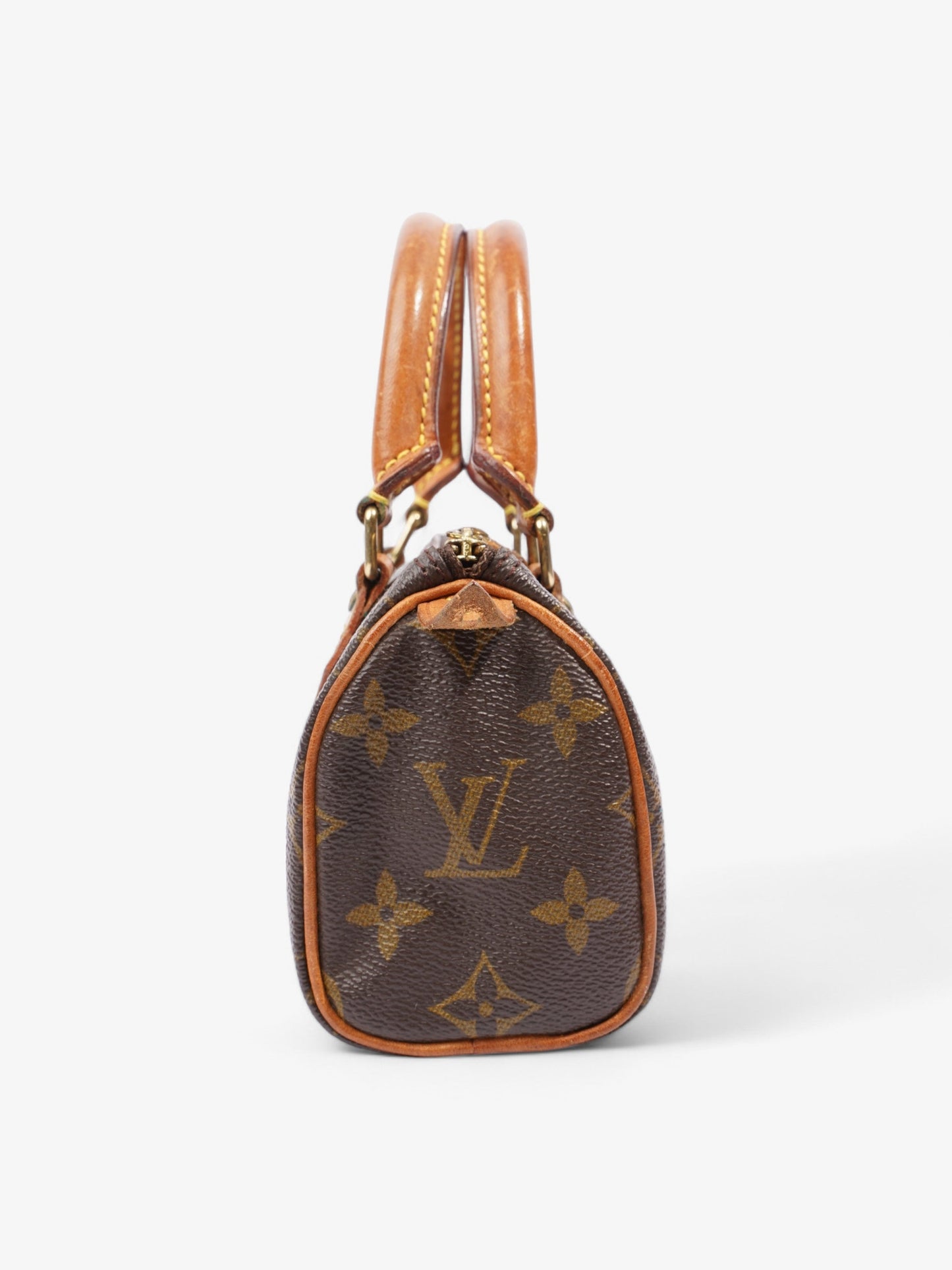 Louis Vuitton Speedy Coated Nano Monogram Canvas Coated Canvas Apparel Canvas Nano