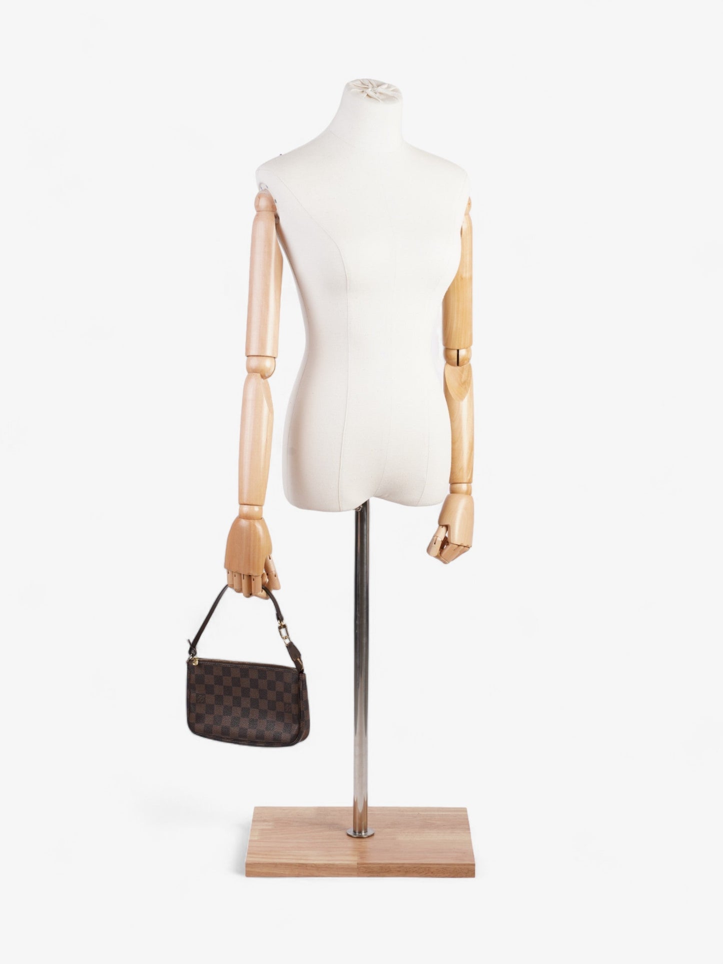 Louis Vuitton Pochette Accessoires Ebene Coated Damier Canvas Coated Canvas Apparel Canvas 1