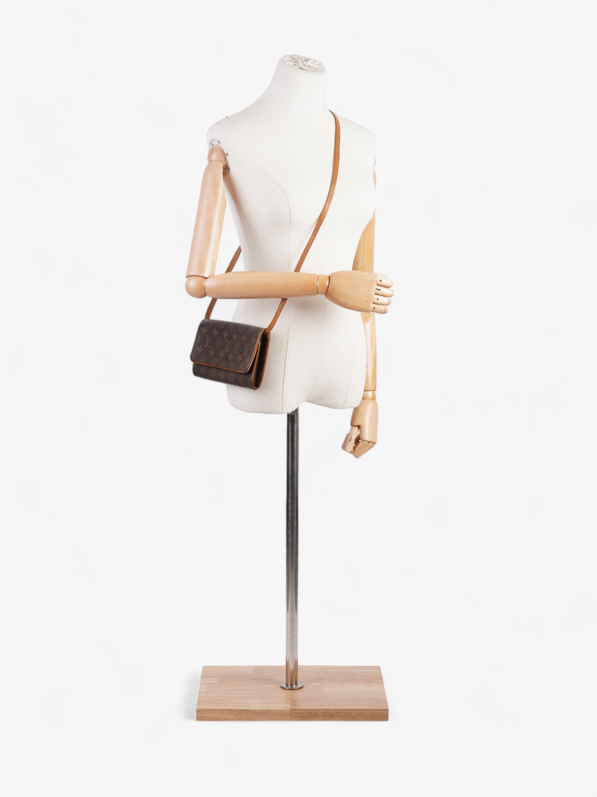 Louis Vuitton Twin Pochette Coated Monogram GM Canvas Coated Canvas Apparel Gm 5