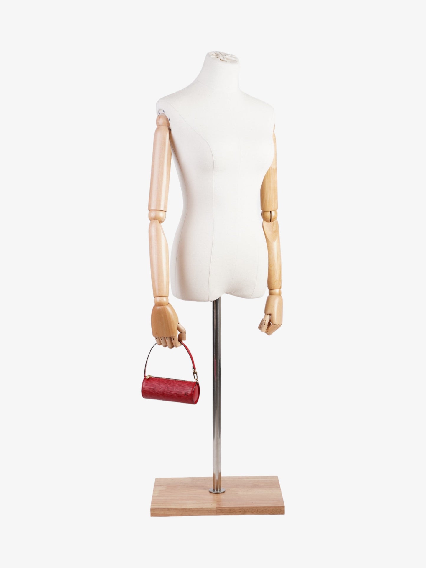 Louis Vuitton Soufflot Red Leather Epi Mini Bag