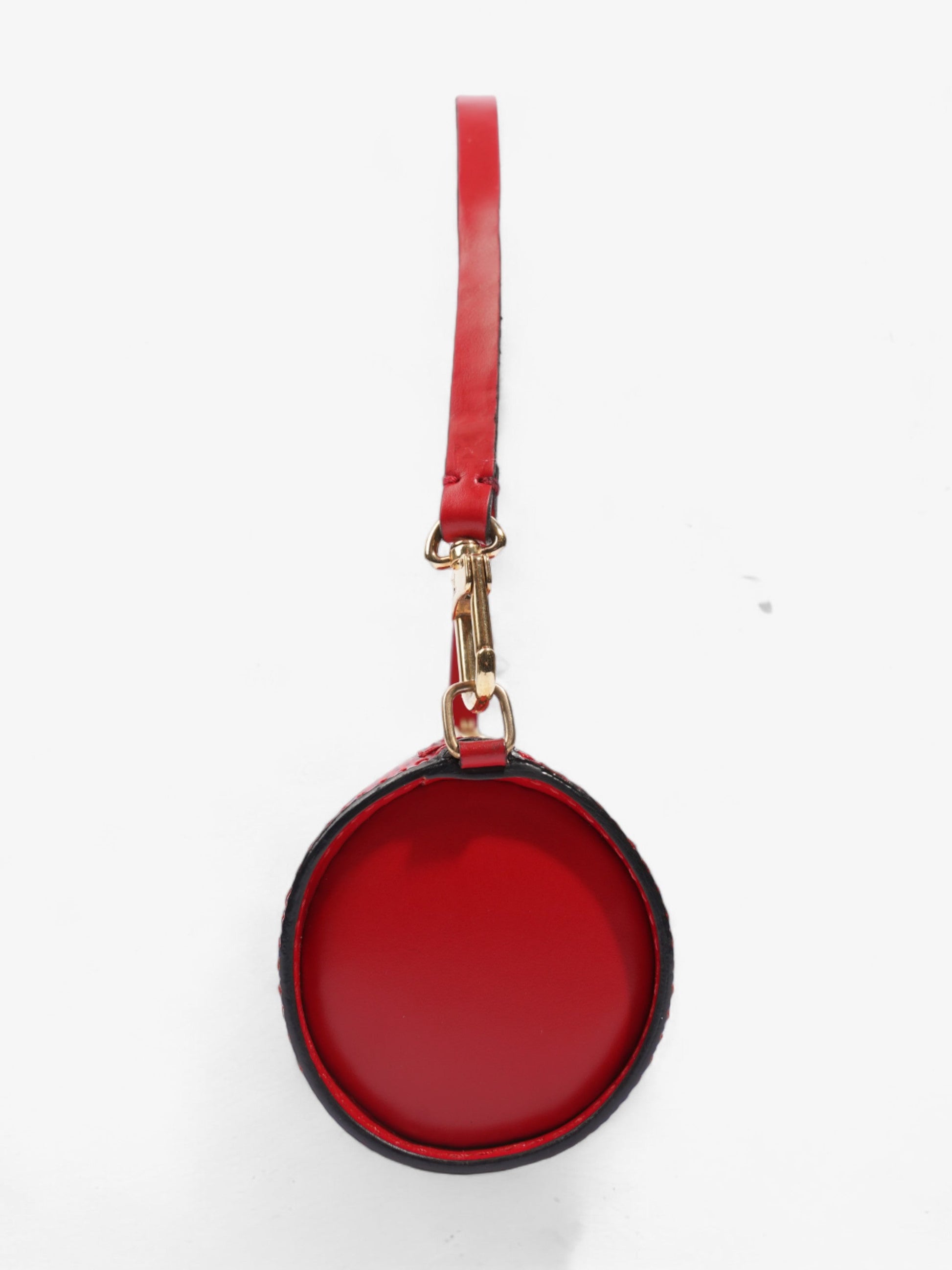 Louis Vuitton Soufflot Red Leather Epi Mini Bag