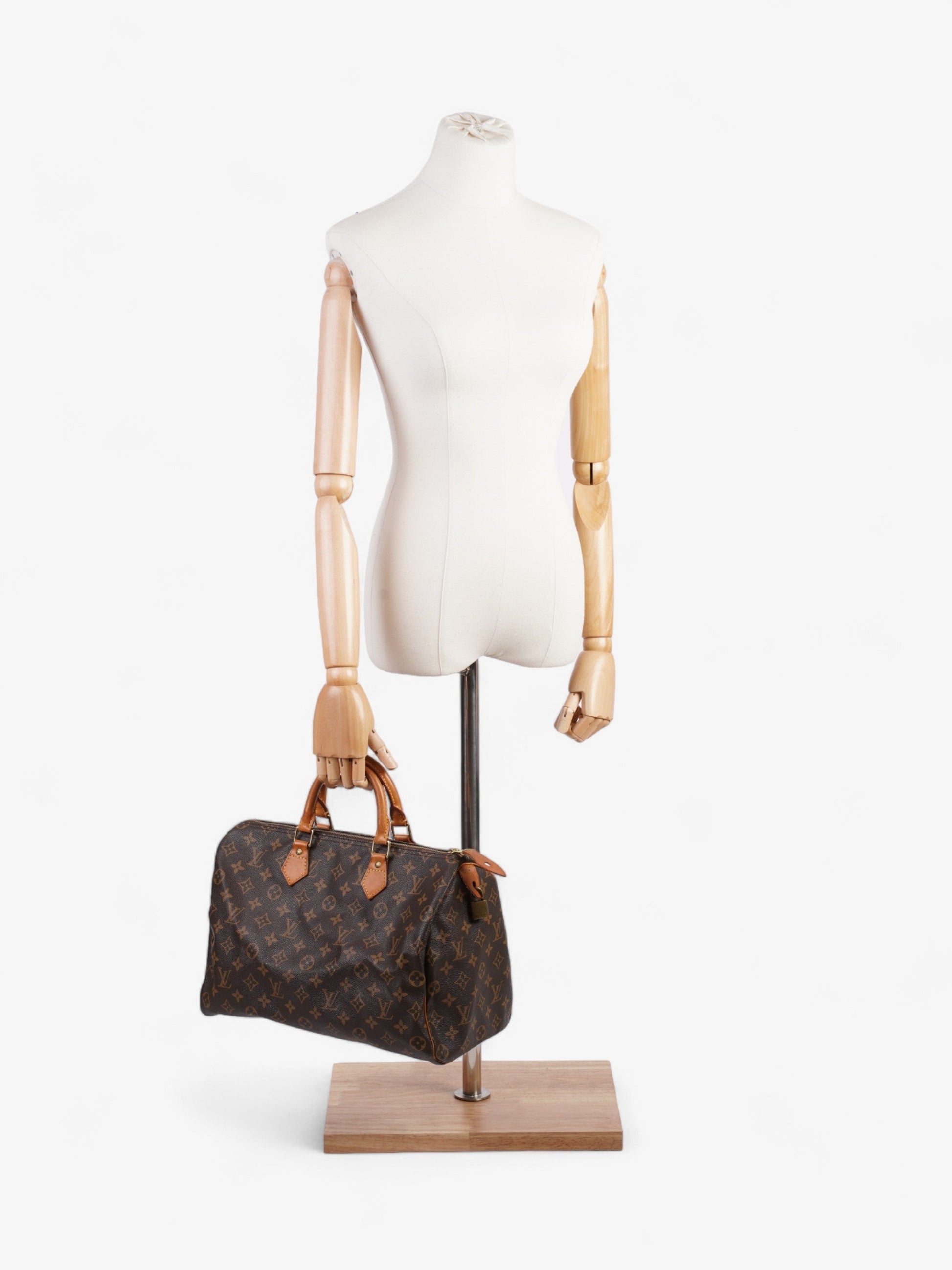 Louis Vuitton Speedy Coated 35 Monogram Canvas Coated Canvas Apparel Canvas 121