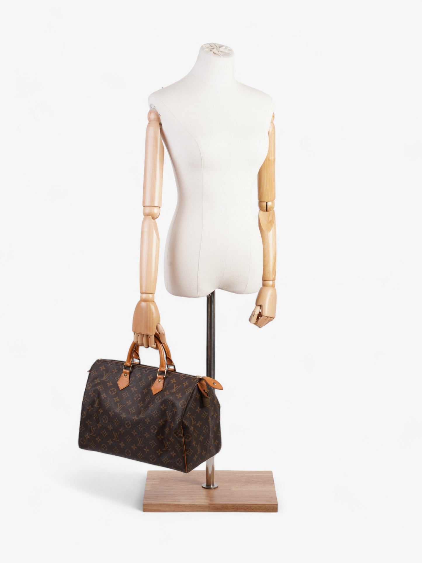 Louis Vuitton Speedy Coated 35 Monogram Canvas Coated Canvas Apparel Canvas 122