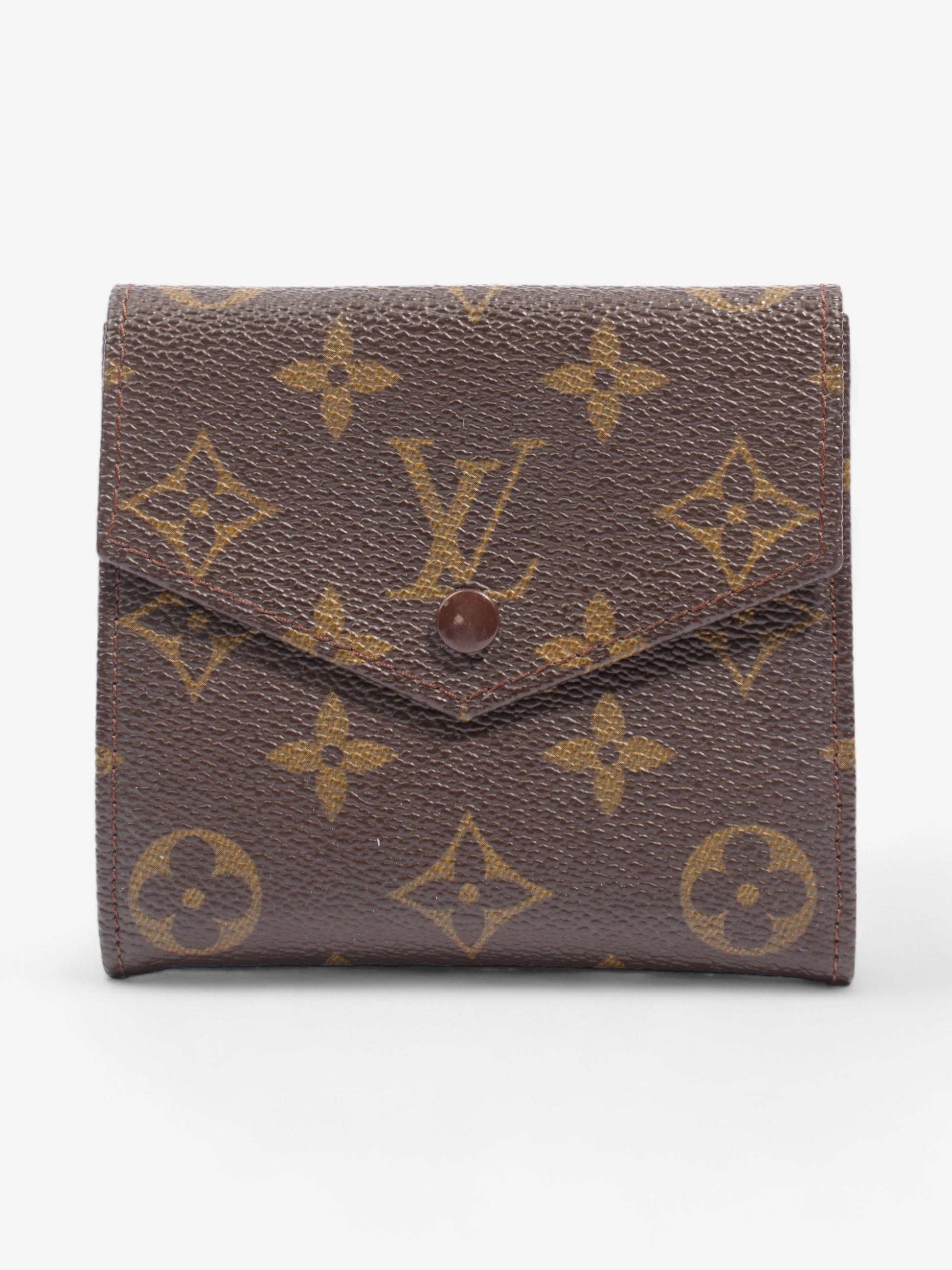 Louis Vuitton Elise Bifold Coated Monogram Canvas Coated Canvas Wallet Case