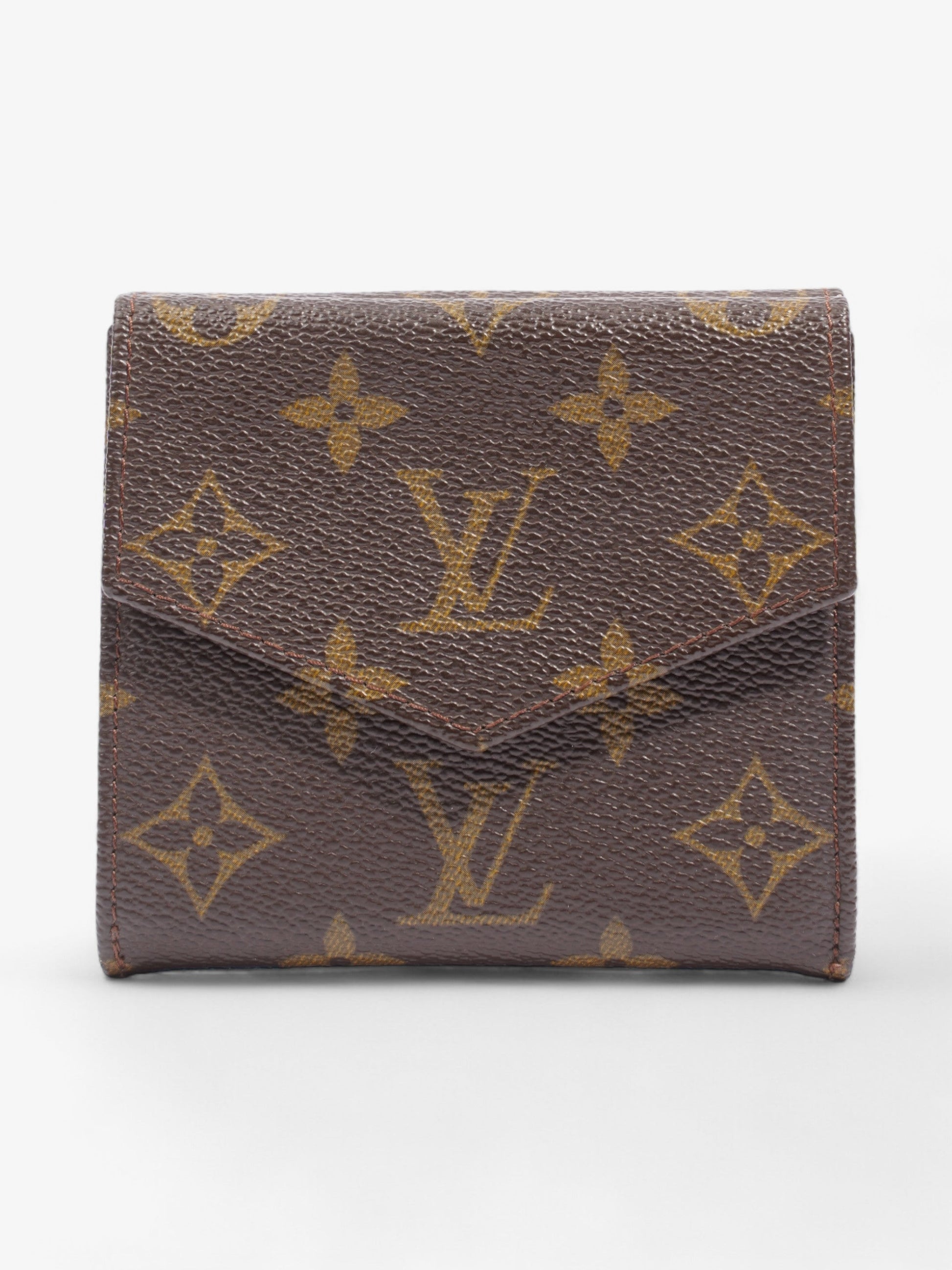 Louis Vuitton Elise Bifold Coated Monogram Canvas Coated Canvas Wallet Case