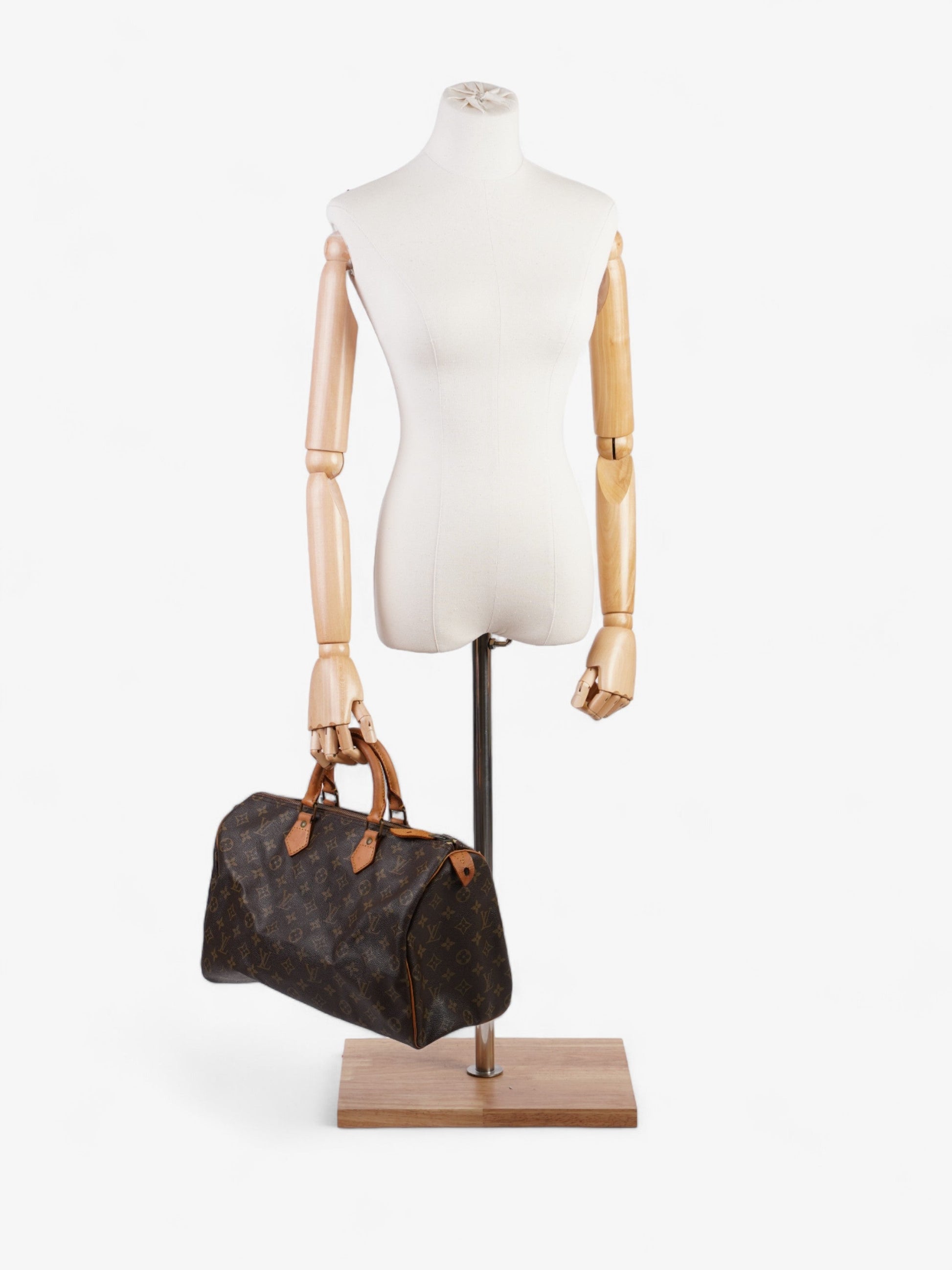 Louis Vuitton Speedy Coated 35 Monogram Canvas Coated Canvas Apparel Canvas 93