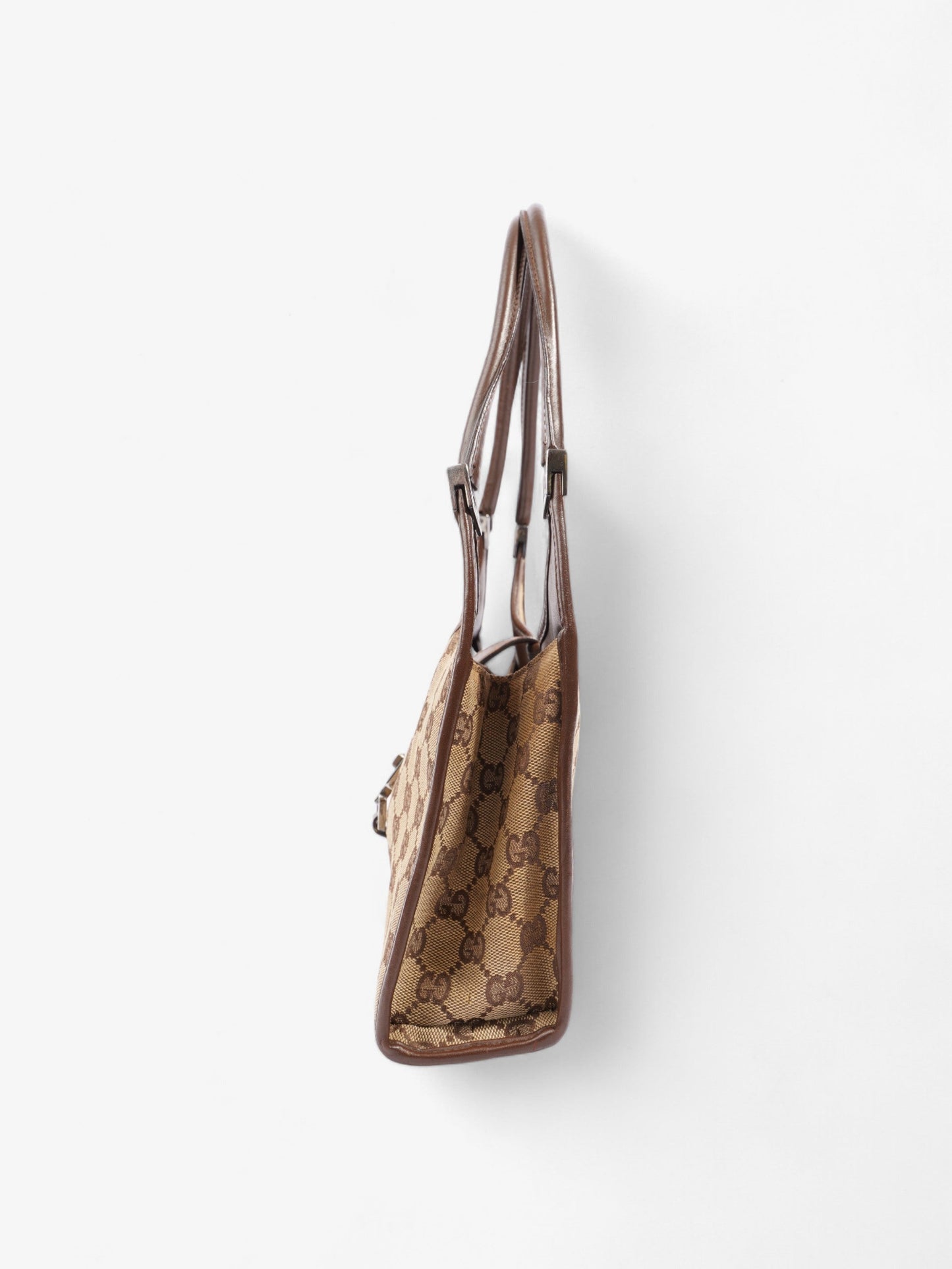 Gucci Jackie Shoulder Bag Canvas Brown