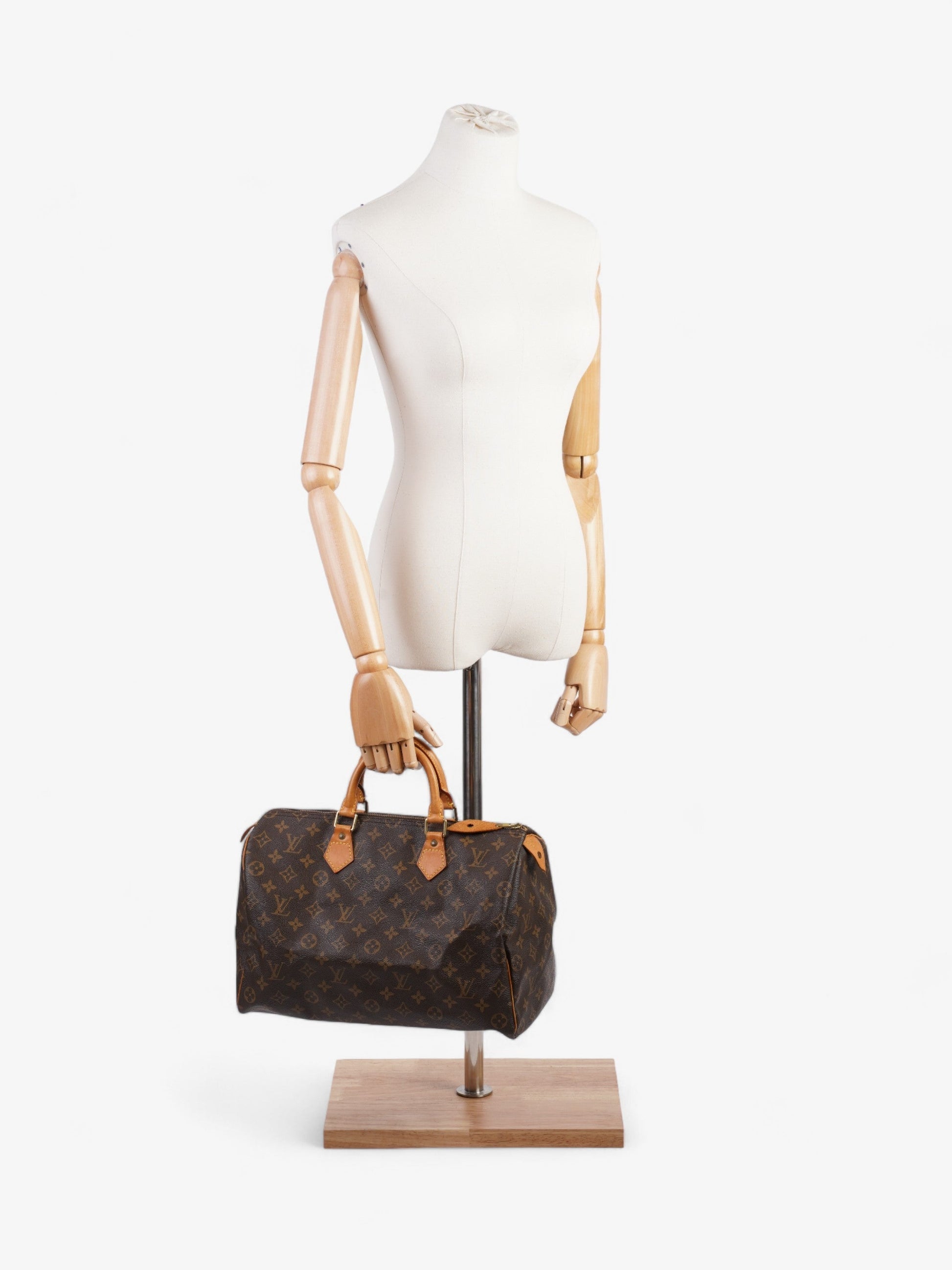 Louis Vuitton Speedy Coated 35 Monogram Canvas Coated Canvas Apparel Canvas 116