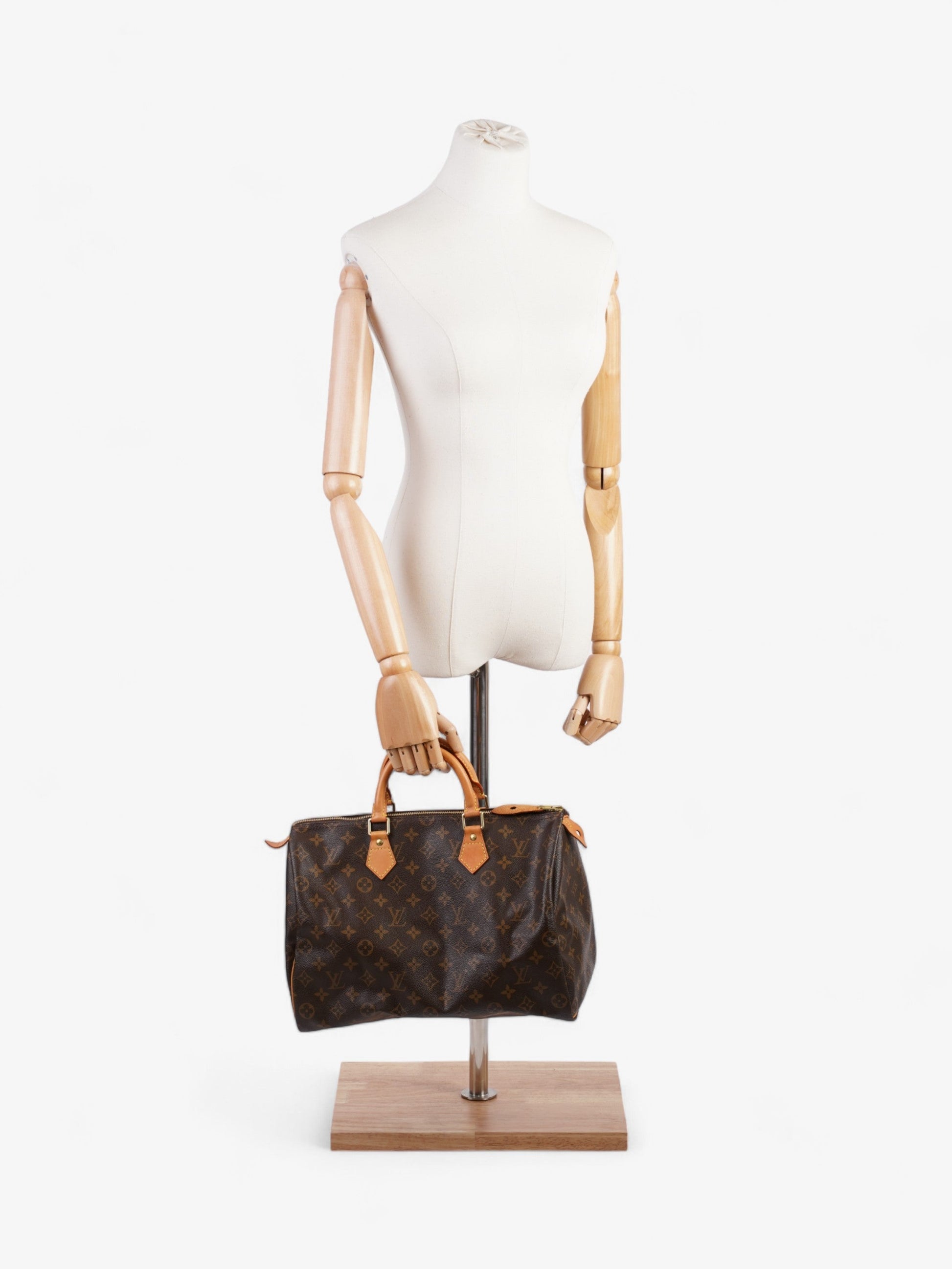 Louis Vuitton Speedy 35 Monogram Handbag Monogram 36