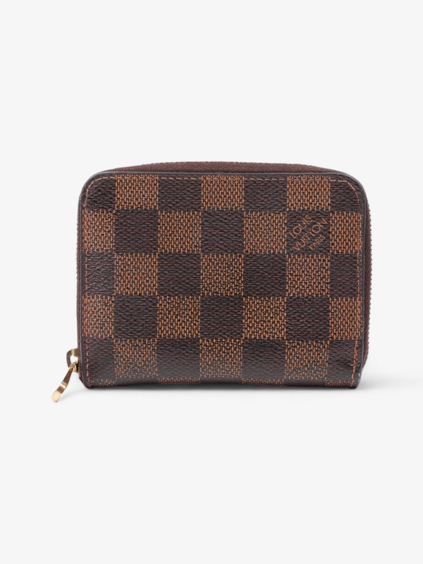 Louis Vuitton Zippy Ebene Coated Damier Canvas Coated Canvas Wallet Case Canvas 3