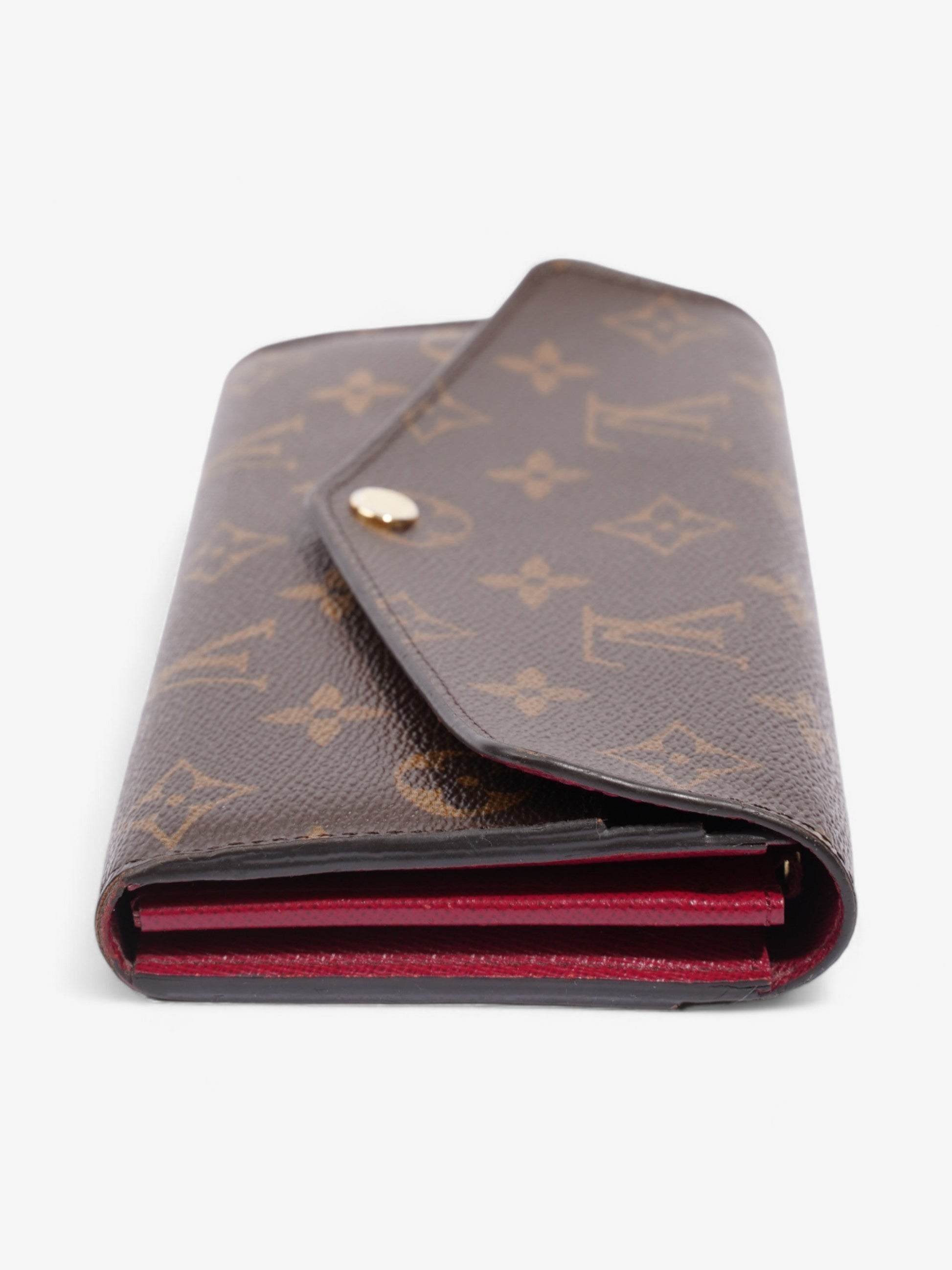 Louis Vuitton Sarah Coated Monogram Canvas Coated Canvas Wallet Case Canvas 8