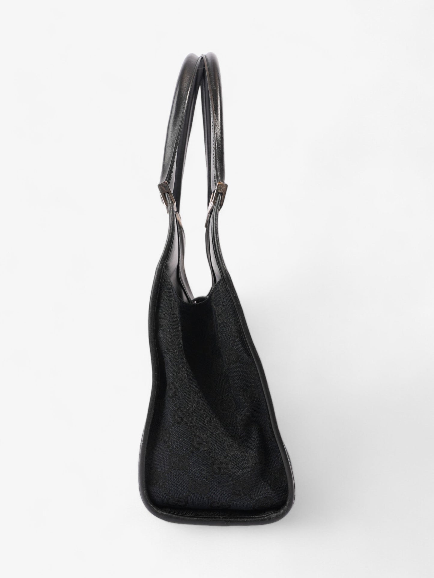 Gucci Jackie ssima Shoulder Bag Canvas Black