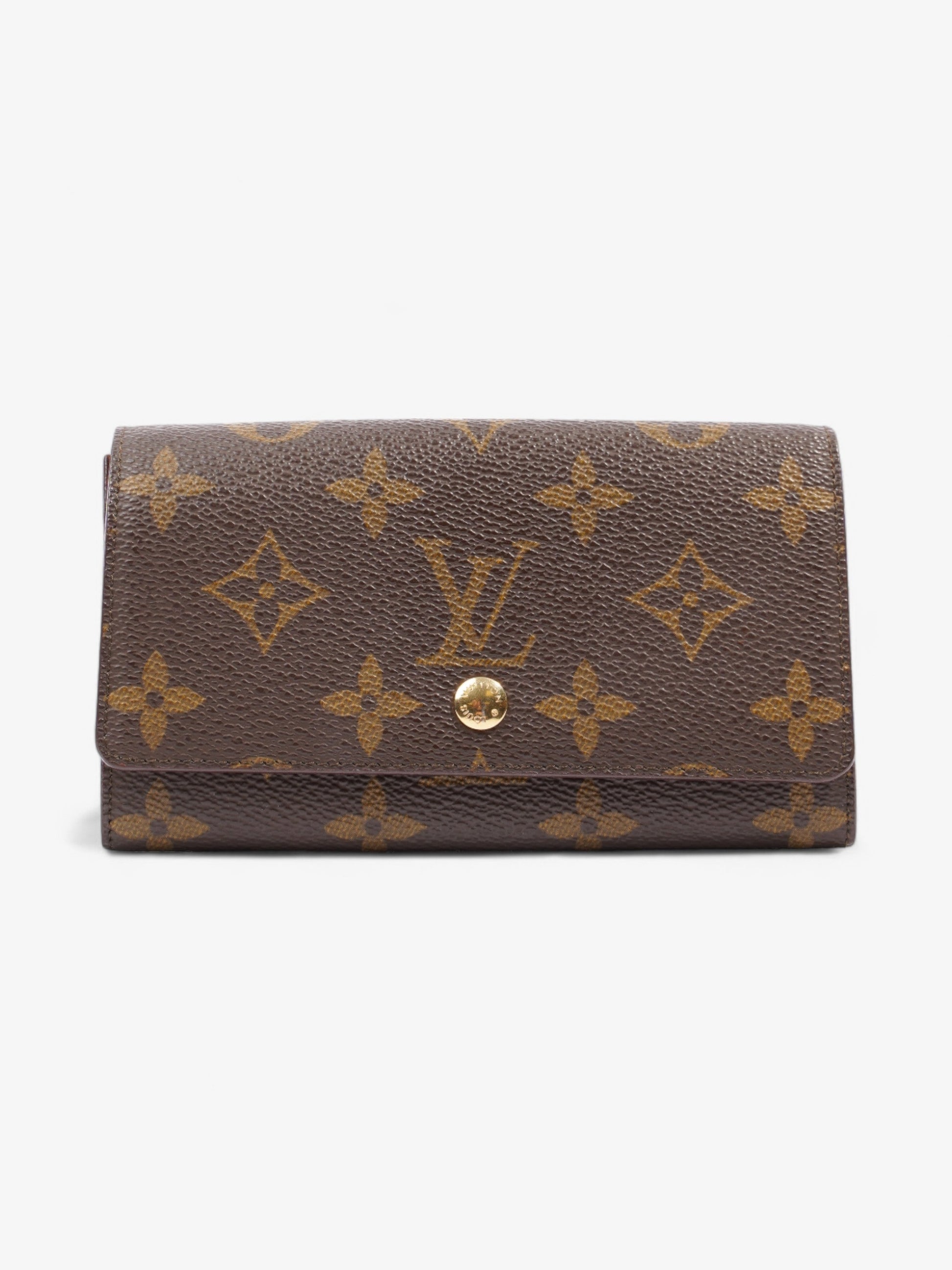 Louis Vuitton Compact Coated Monogram Canvas Coated Canvas Wallet Case 8