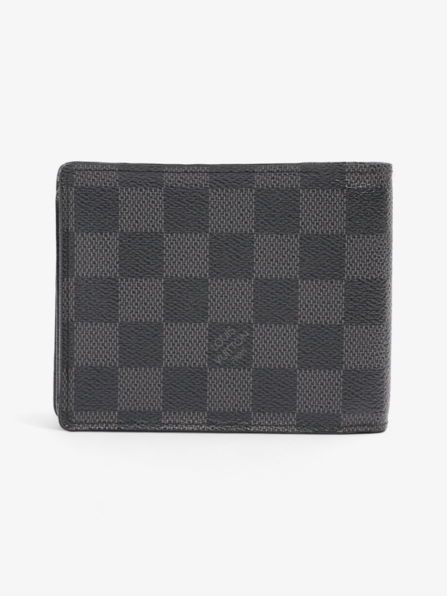 Louis Vuitton Multiple Bifold Graphite Coated Damier Canvas Coated Canvas Wallet Case