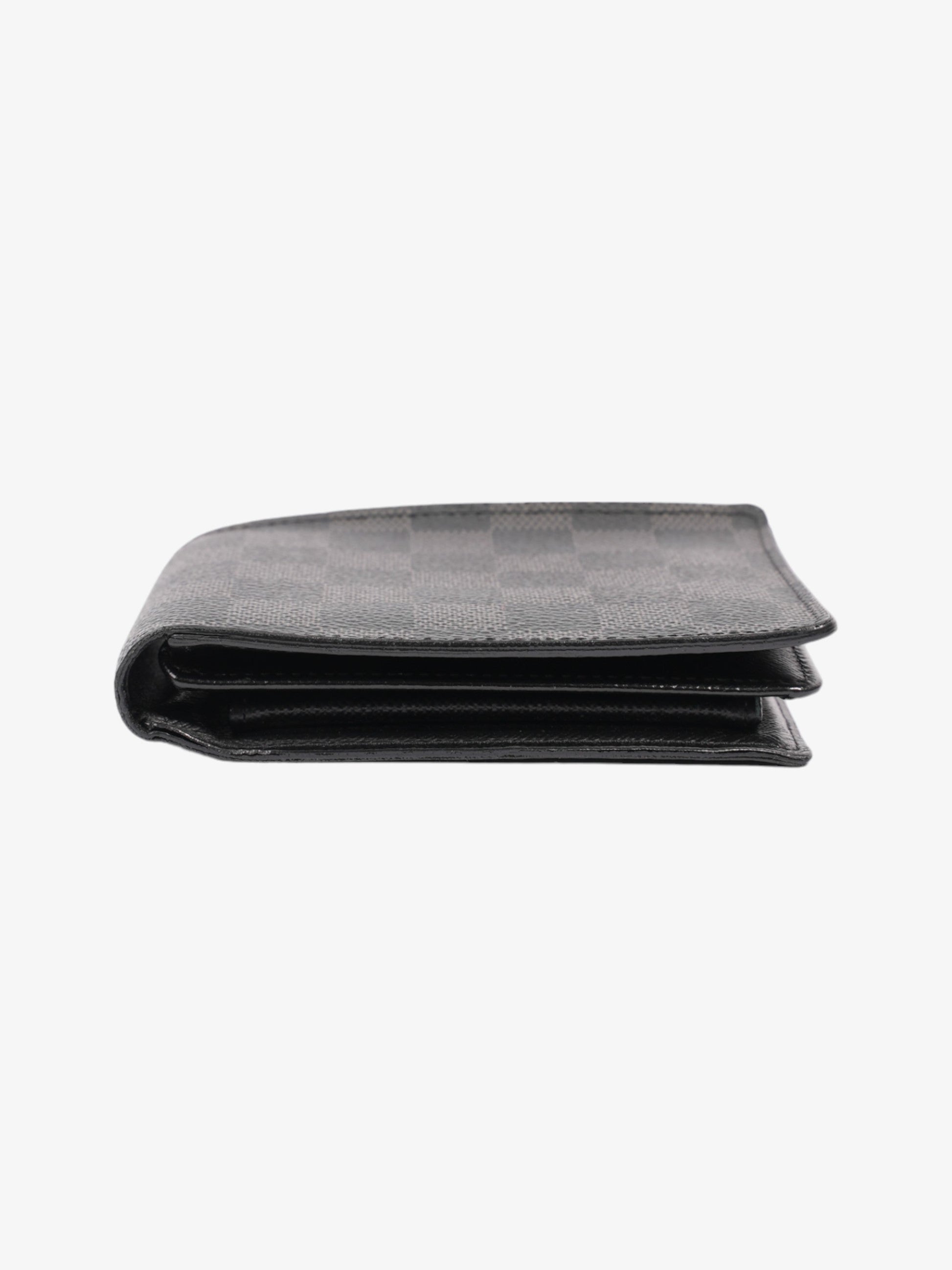 Louis Vuitton Multiple Bifold Graphite Coated Damier Canvas Coated Canvas Wallet Case
