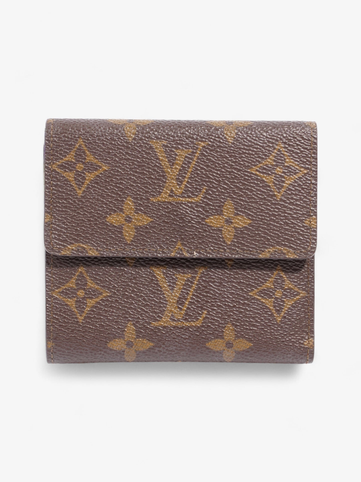 Louis Vuitton Compact Coated Monogram Canvas Coated Canvas Wallet Case 7
