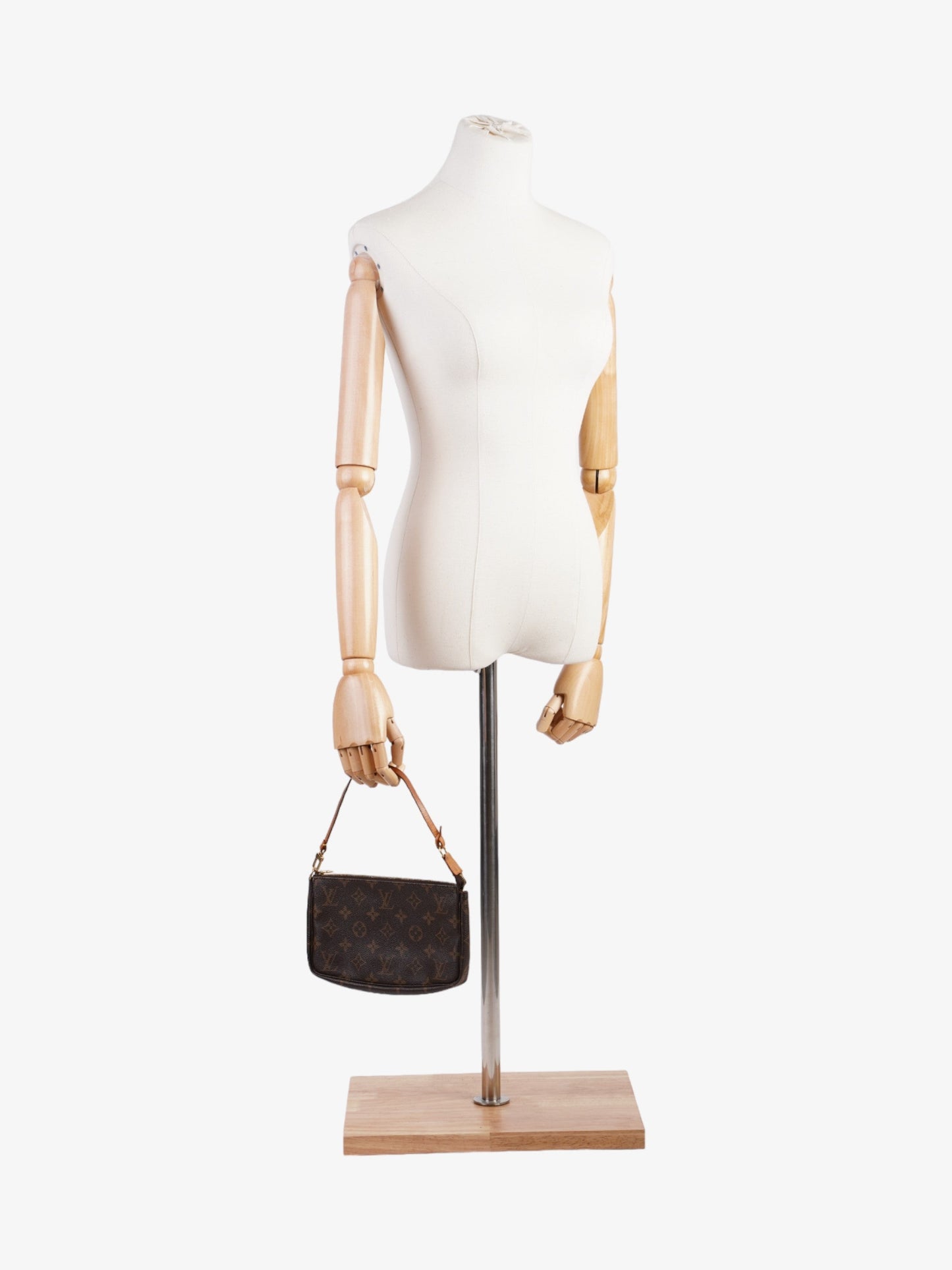 Louis Vuitton Pochette Accessoires Coated Monogram Canvas Coated Canvas Apparel Canvas 35