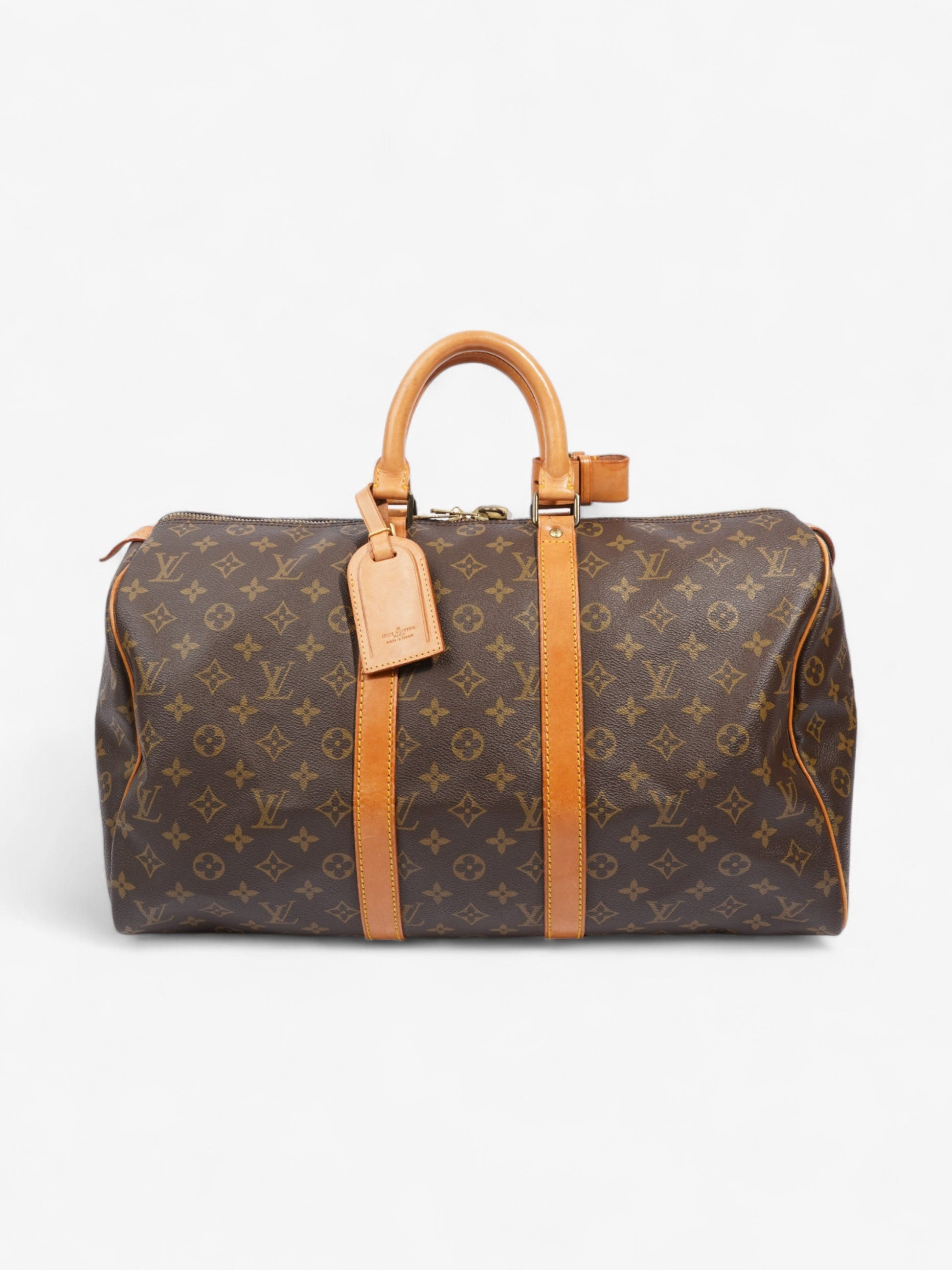Louis Vuitton Keepall Coated 45 Monogram Canvas Coated Canvas Apparel Canvas 75