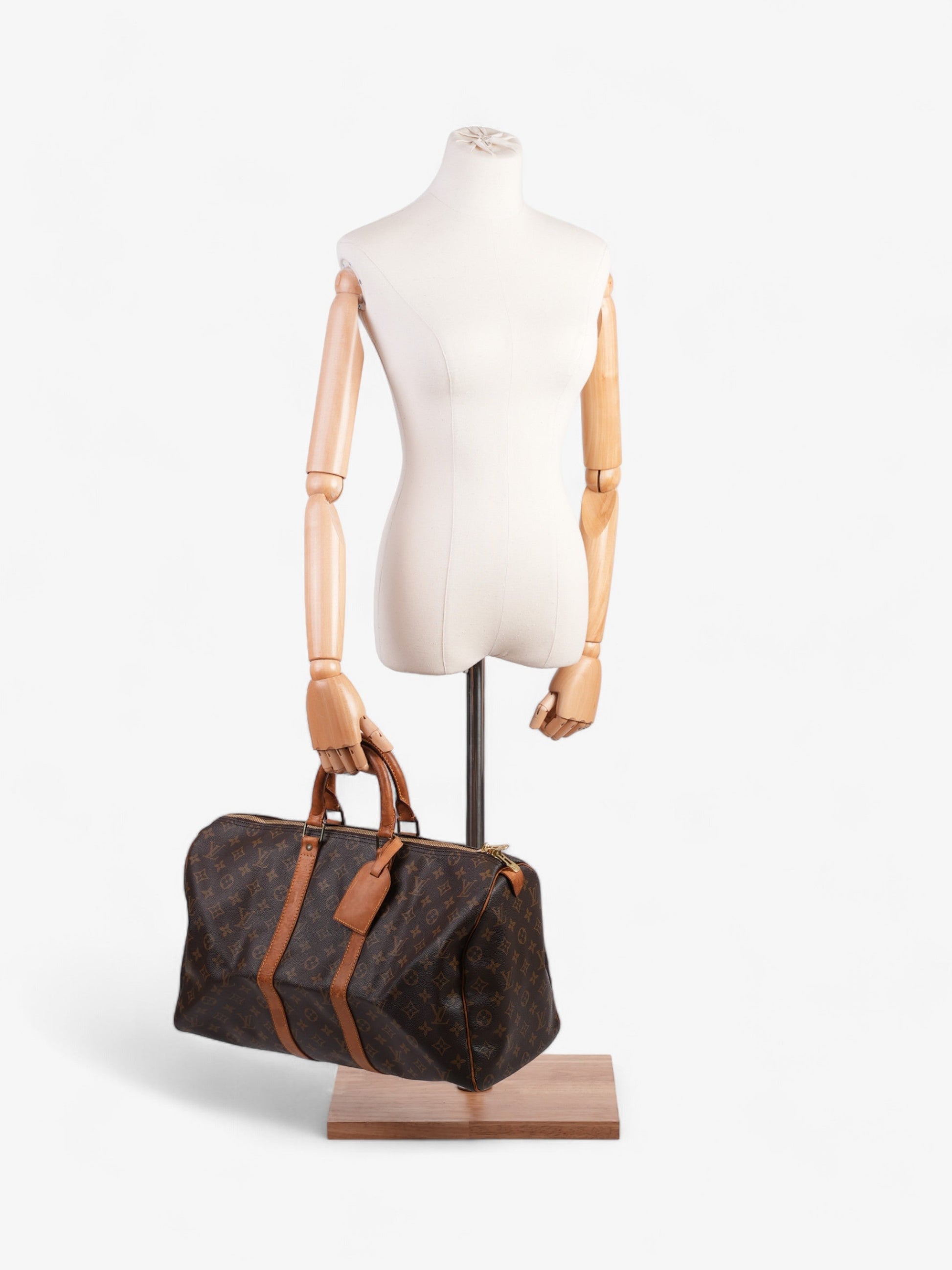 Louis Vuitton Keepall Coated 45 Monogram Canvas Coated Canvas Apparel Canvas 76