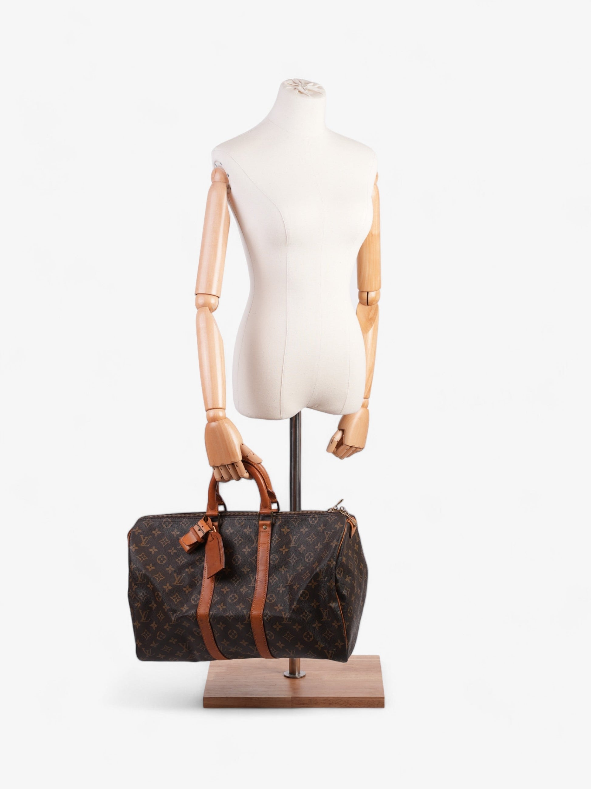 Louis Vuitton Keepall Coated 45 Monogram Canvas Coated Canvas Apparel Canvas 78