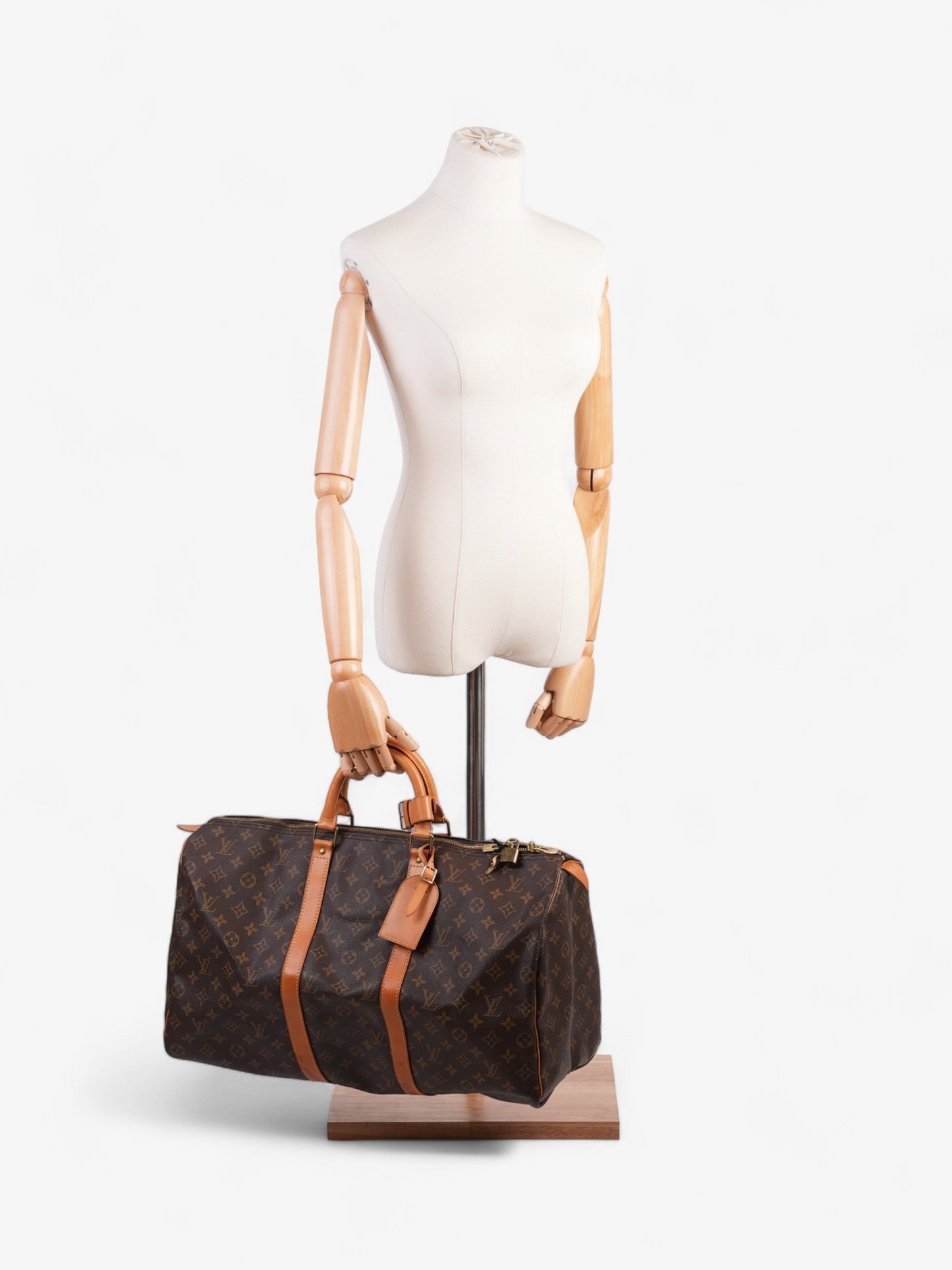 Louis Vuitton Keepall Coated 50 Monogram Canvas Coated Canvas Apparel Canvas 77
