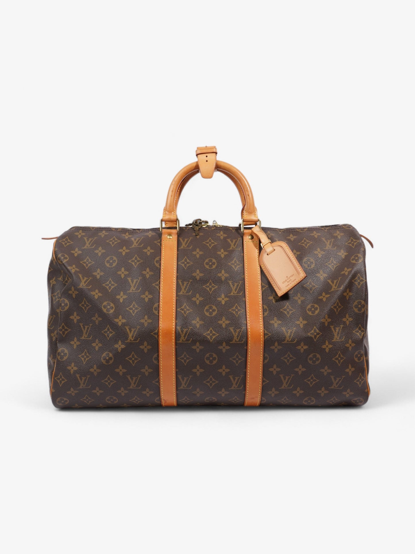 Louis Vuitton Keepall Coated 50 Monogram Canvas Coated Canvas Apparel Canvas 77