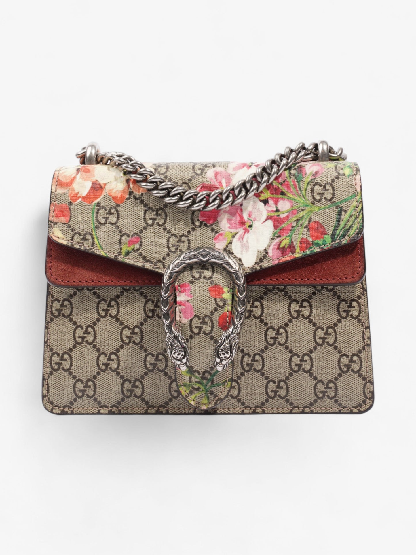 Gucci Dionysus Supreme Bloom Crossbody Bag Canvas Mini