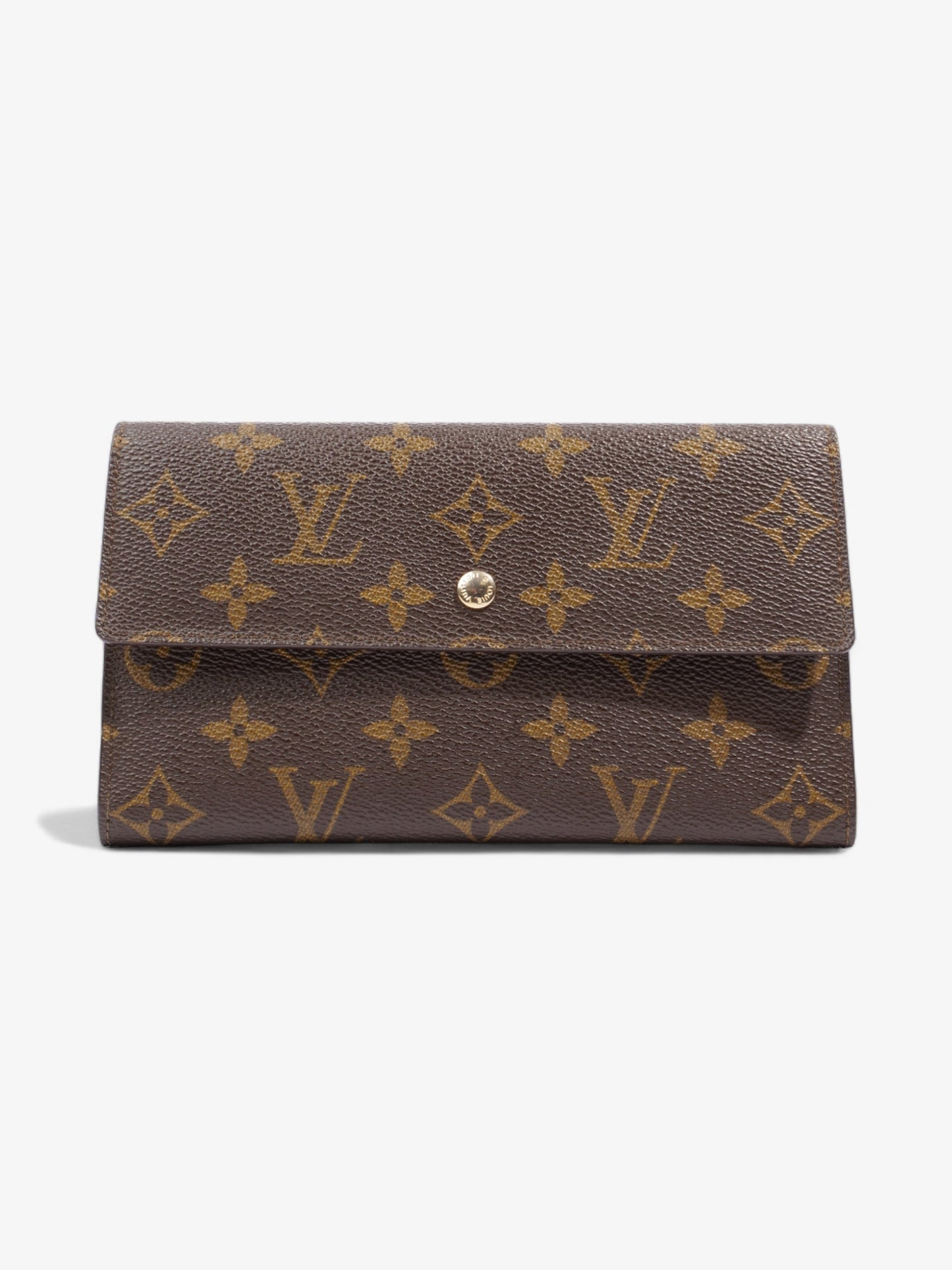 Louis Vuitton Porte Tresor International Coated Monogram Canvas Coated Canvas Wallet Case 3