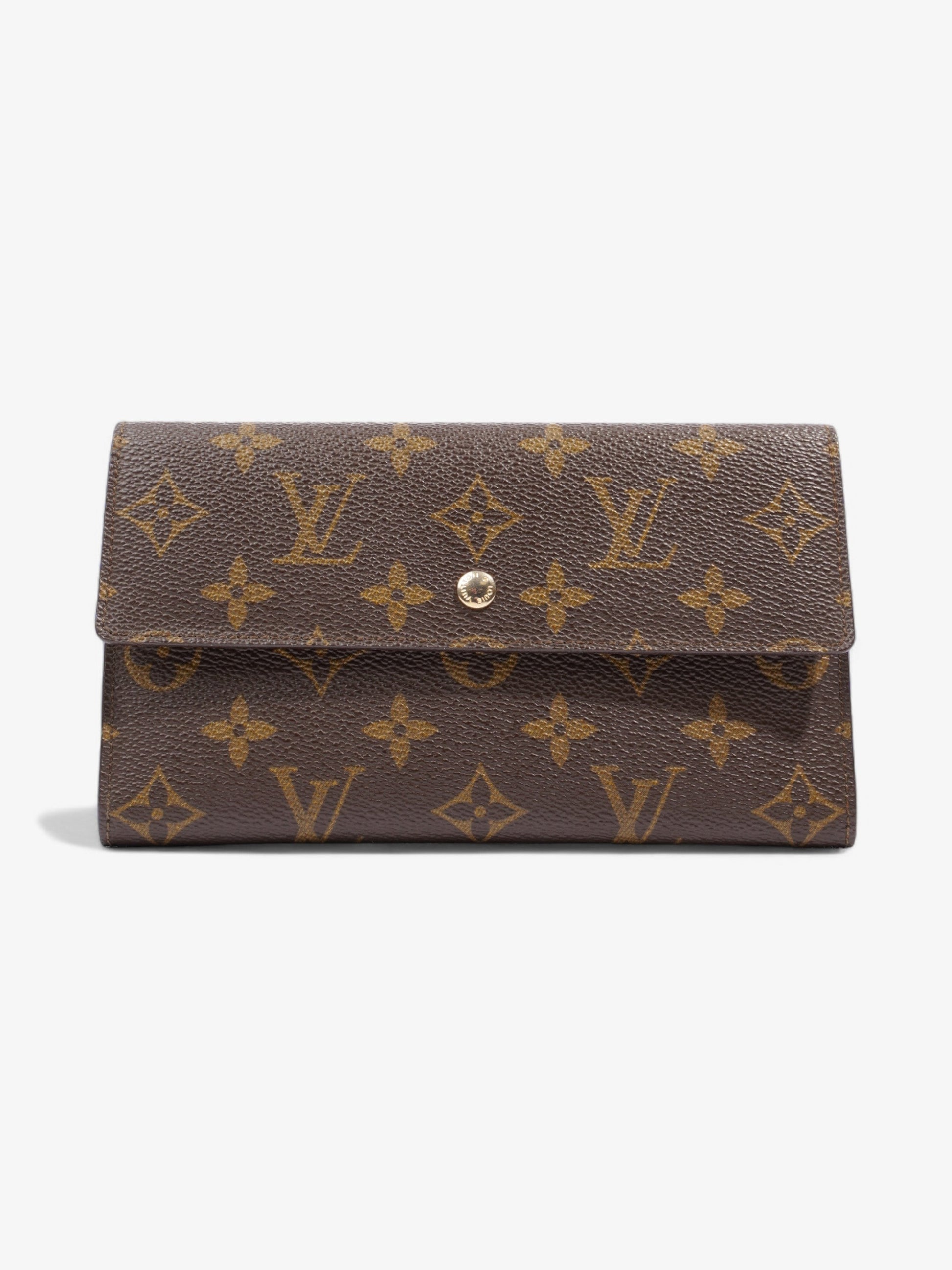 Louis Vuitton Porte Tresor International Coated Monogram Canvas Coated Canvas Wallet Case 3
