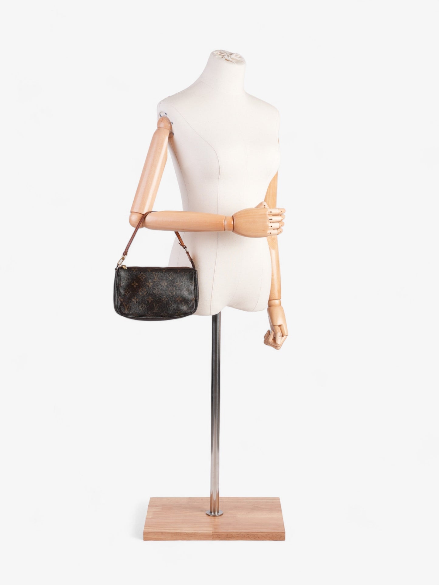 Louis Vuitton Pochette Accessoires Coated Monogram Canvas Coated Canvas Apparel Canvas 38